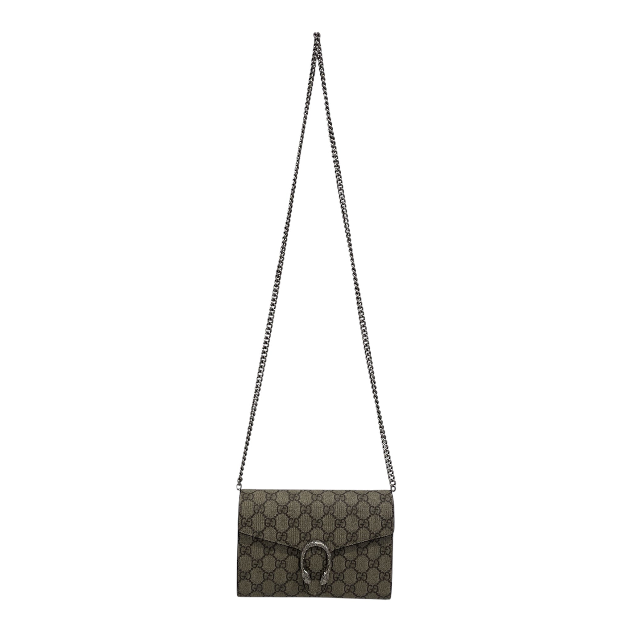 GUCCI/Cross Body Bag/Monogram/Leather/CRM/4012310959 view 1