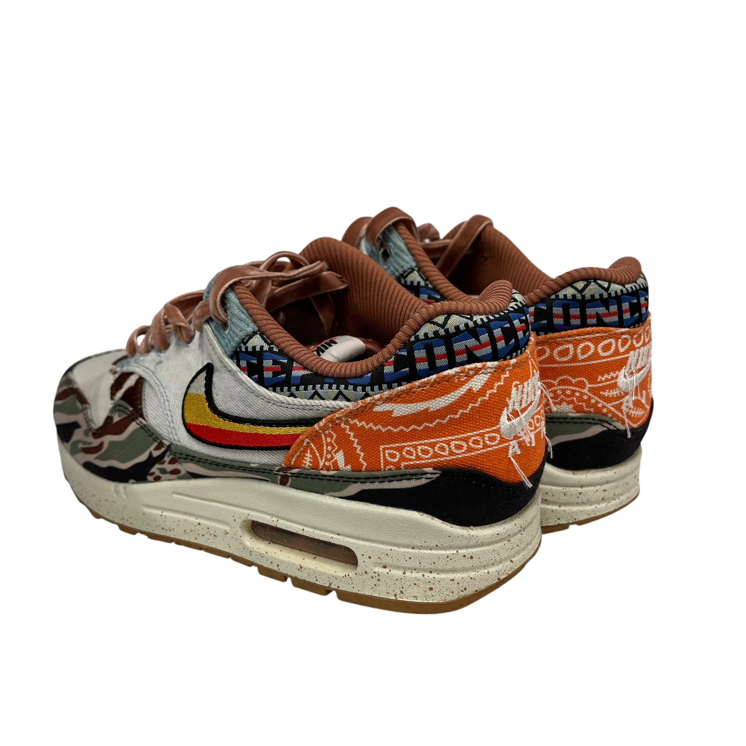 NIKE/COLLECTIVE CONCEPTS/Low-Sneakers/US 8.5/Camouflage/Cotton/MLT/AIR MAX 1 view 2