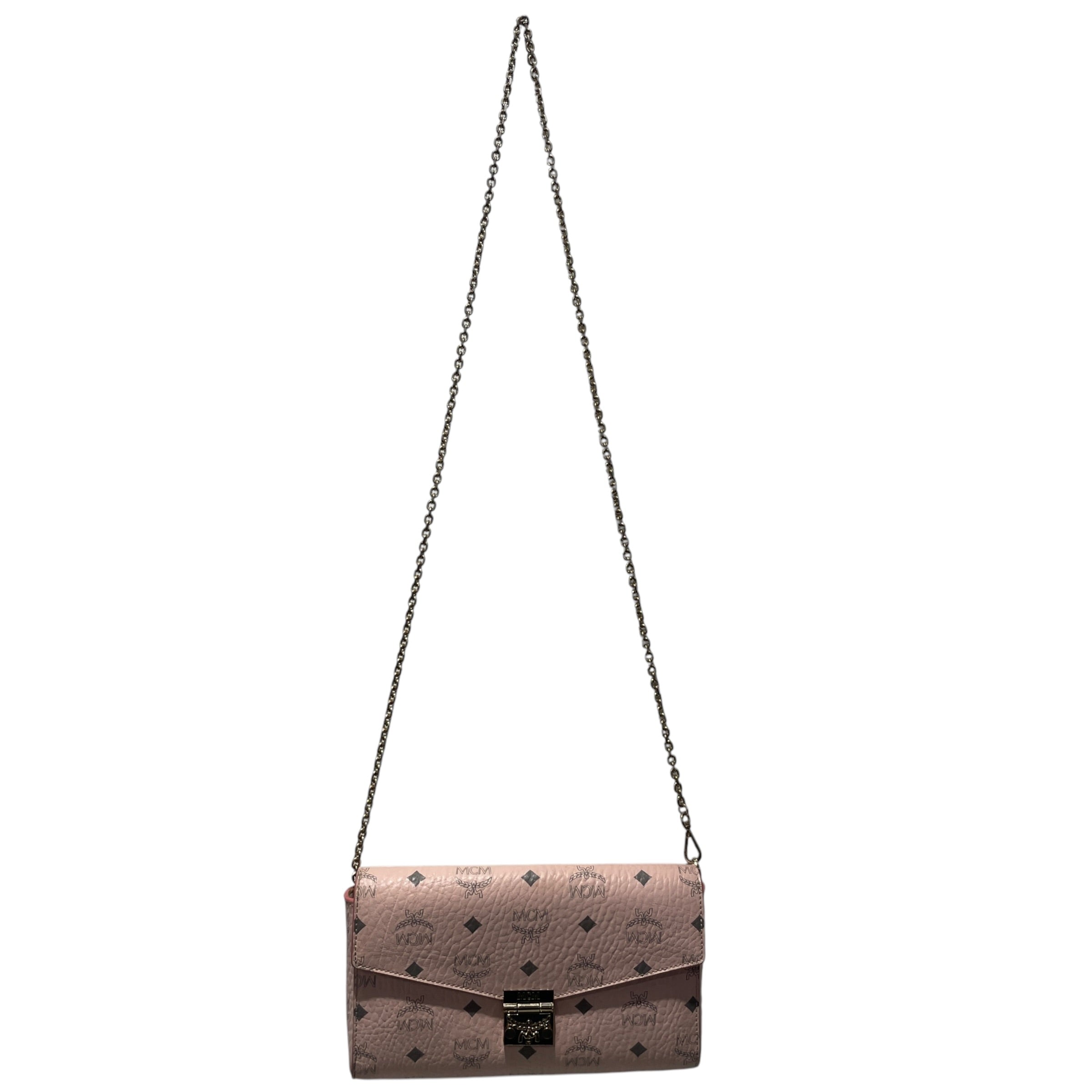 MCM/Cross Body Bag/Monogram/Leather/PNK/ view 1
