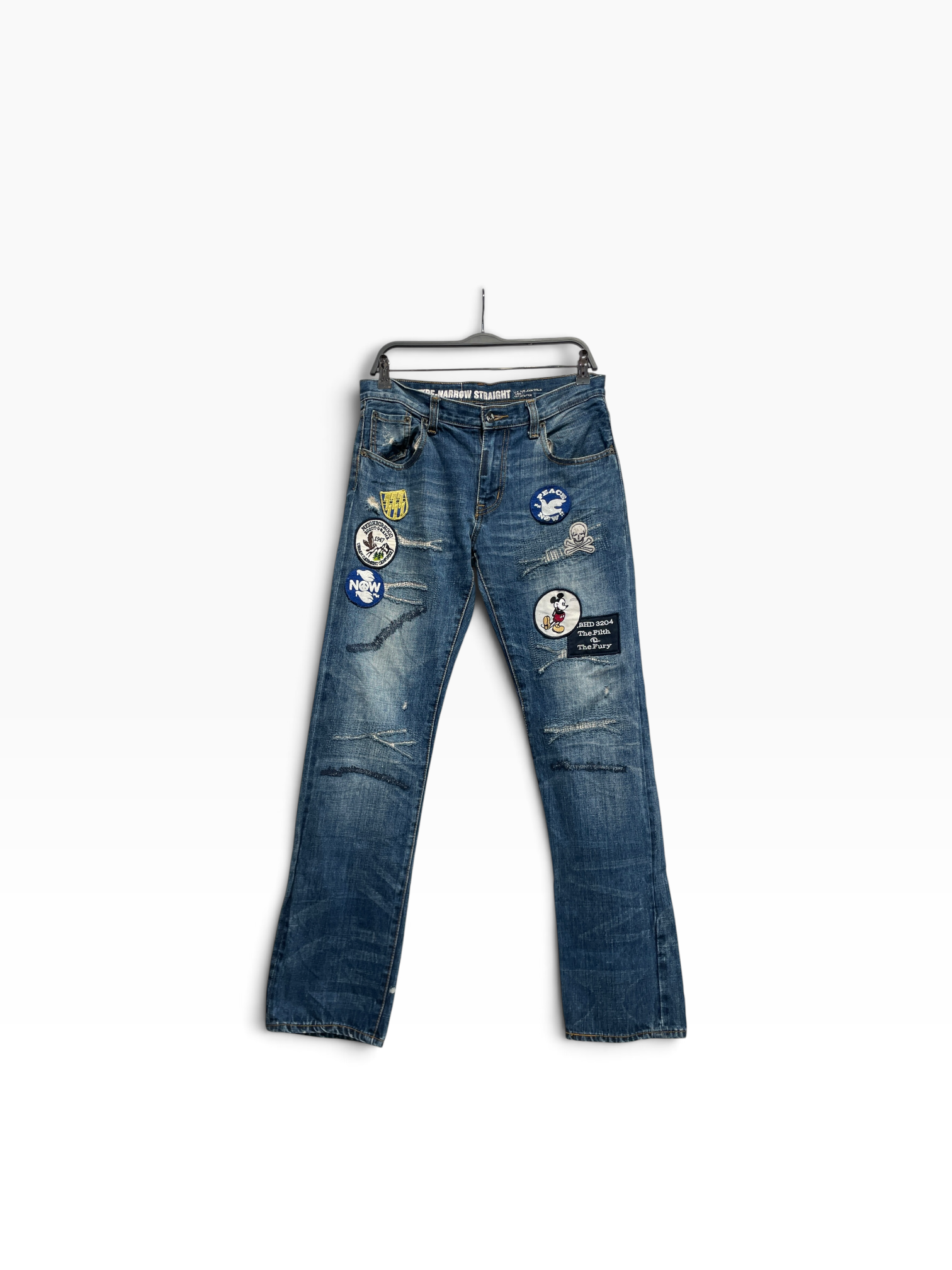 NEIGHBORHOOD/Skinny Pants/M/Denim/BLU/Low-rise/ view 1