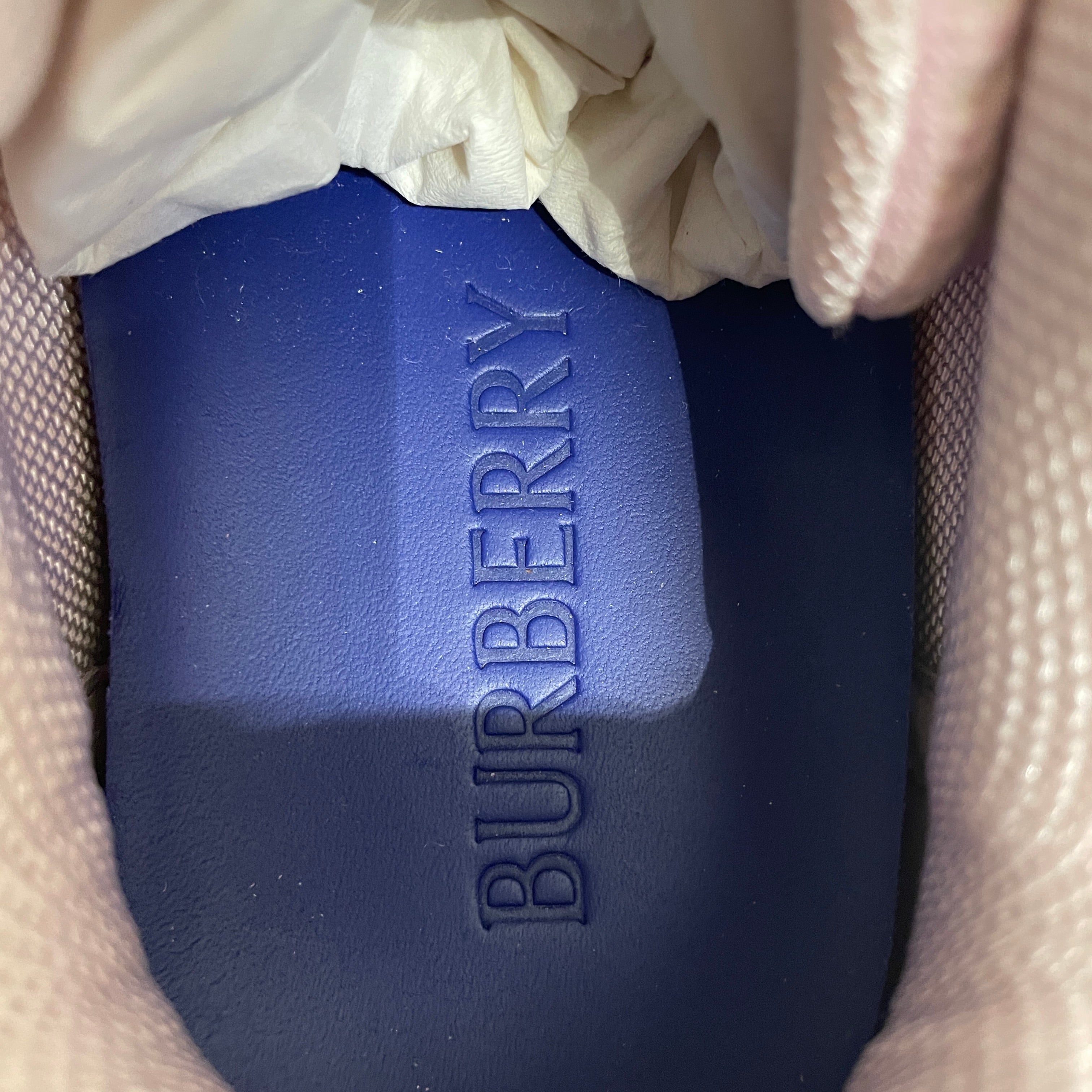 BURBERRY/Low-Sneakers/EU 38.5/Stripe/Cotton/PNK/PINK/WHT WIDE BRAIDED LACES view 6