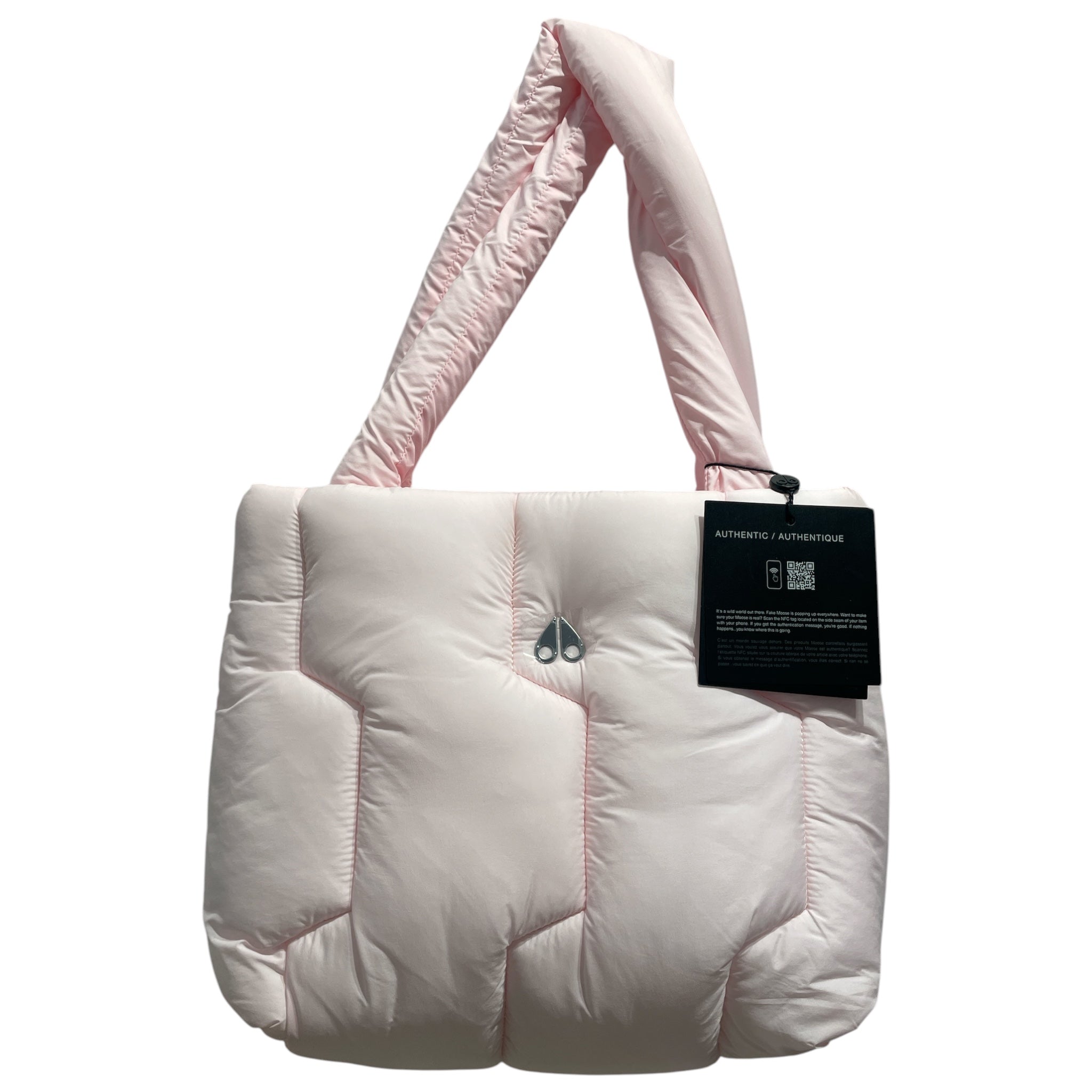 MOOSE KNUCKLES/Hand Bag/PNK/PUFFER TOTE BAG