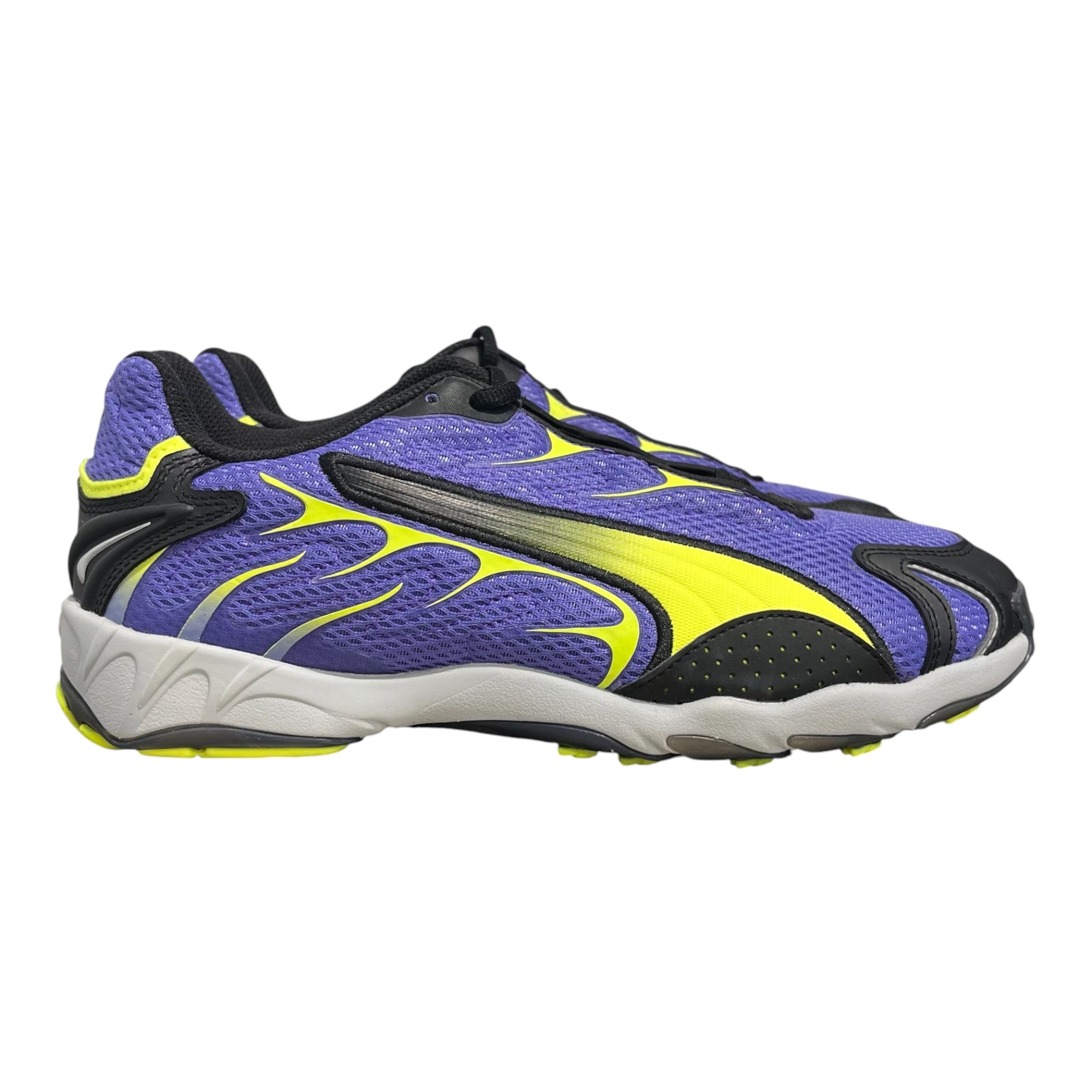 PUMA/Low-Sneakers/US 9/Nylon/PPL/HIGHLIGTER YELL ACCENTS view 2