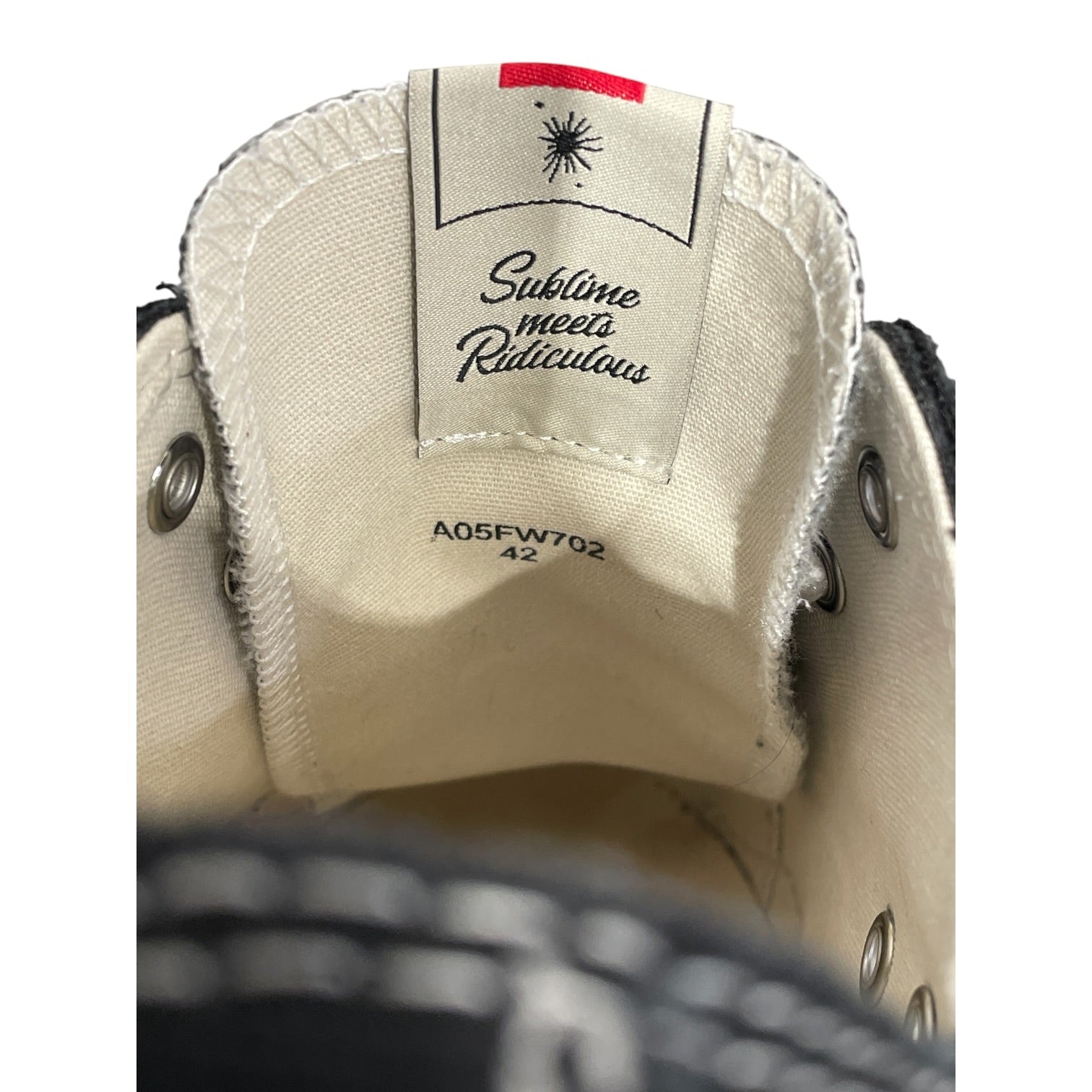 MIHARA YASUHIRO/Low-Sneakers/US 9/Cotton/BLK/Hank OG Sole Canvas Low view 4