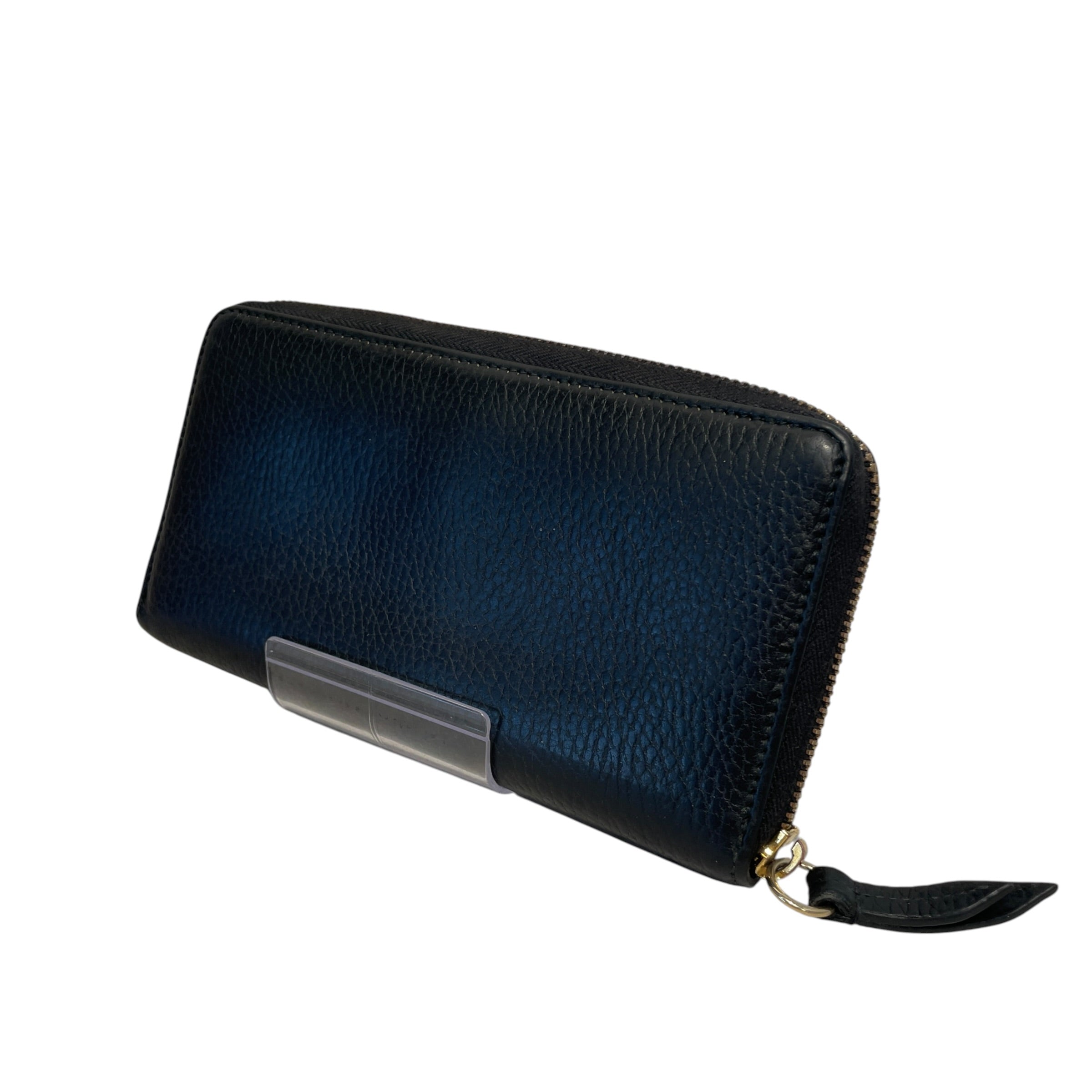 GUCCI/Long Wallet/Leather/BLK/L's/GG Marmont Zip Wallet view 2