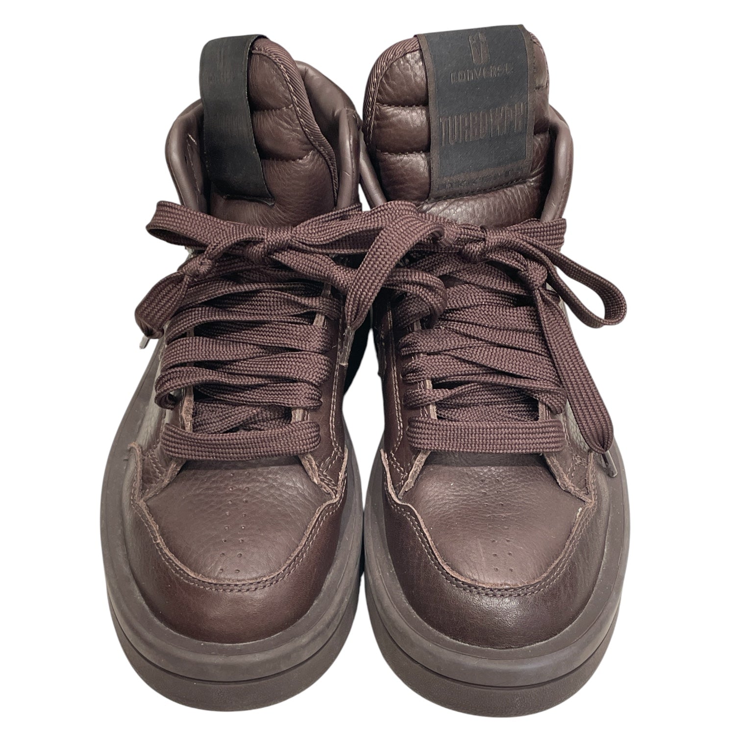 RICK OWENS DRKSHDW/CONVERSE/Hi-Sneakers/US 5.5/BRW/TURBOWPN view 3
