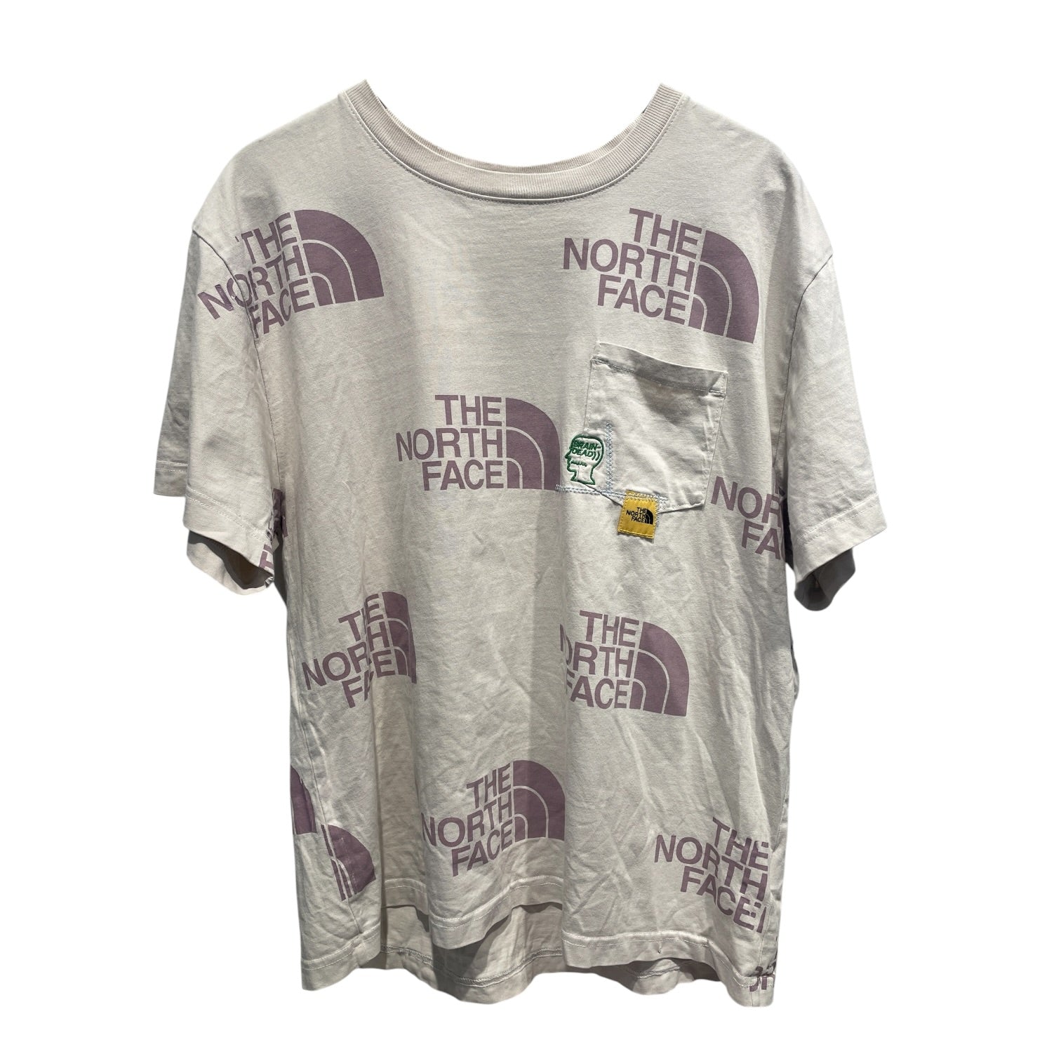 THE NORTH FACE/Brain Dead/T-Shirt/L/Cotton/MLT/All Over Print/north face logo brain dead tee view 1