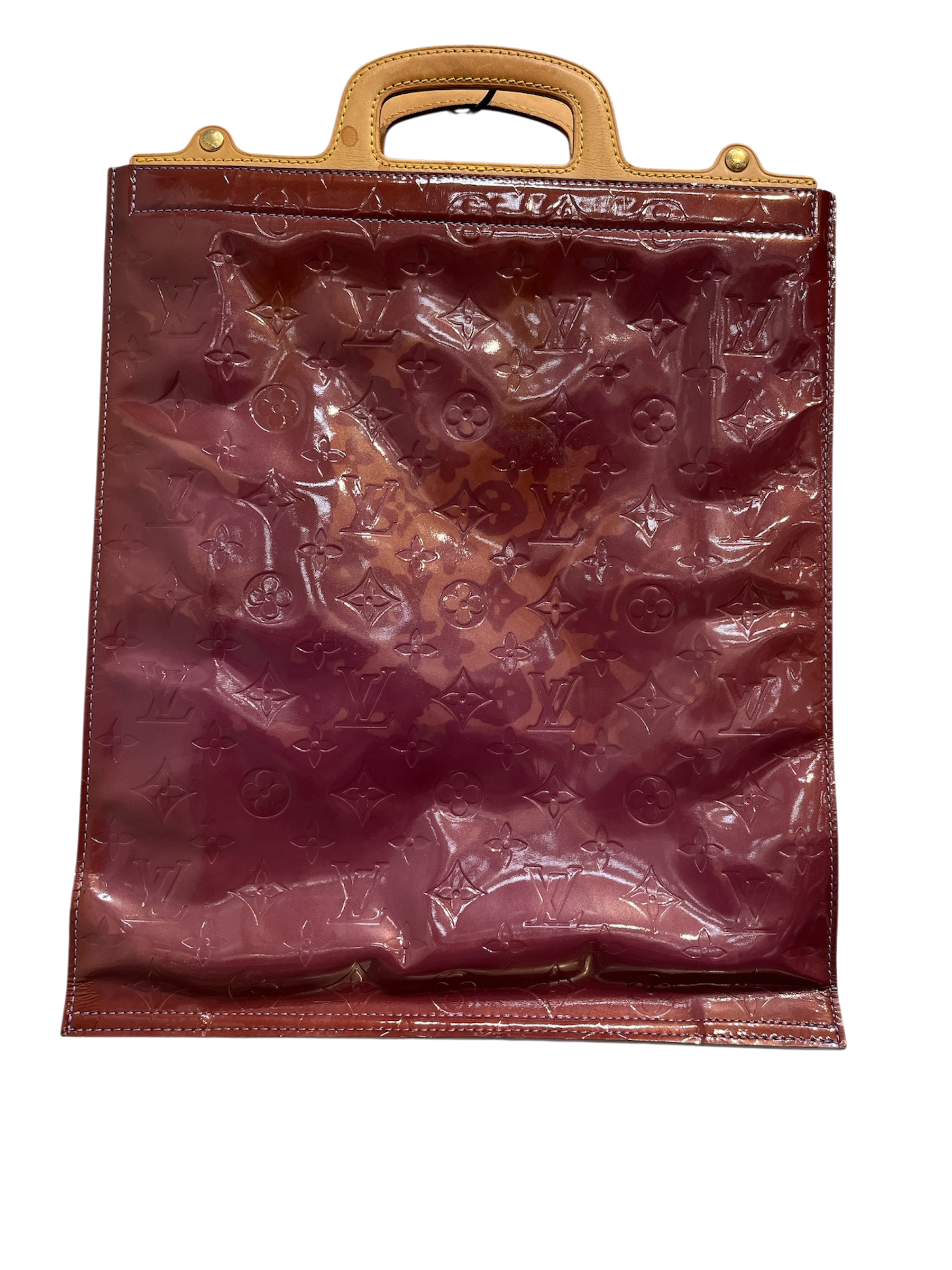 LOUIS VUITTON/Tote Bag/Monogram/Leather/PPL/FLAT SHOPPER view 2
