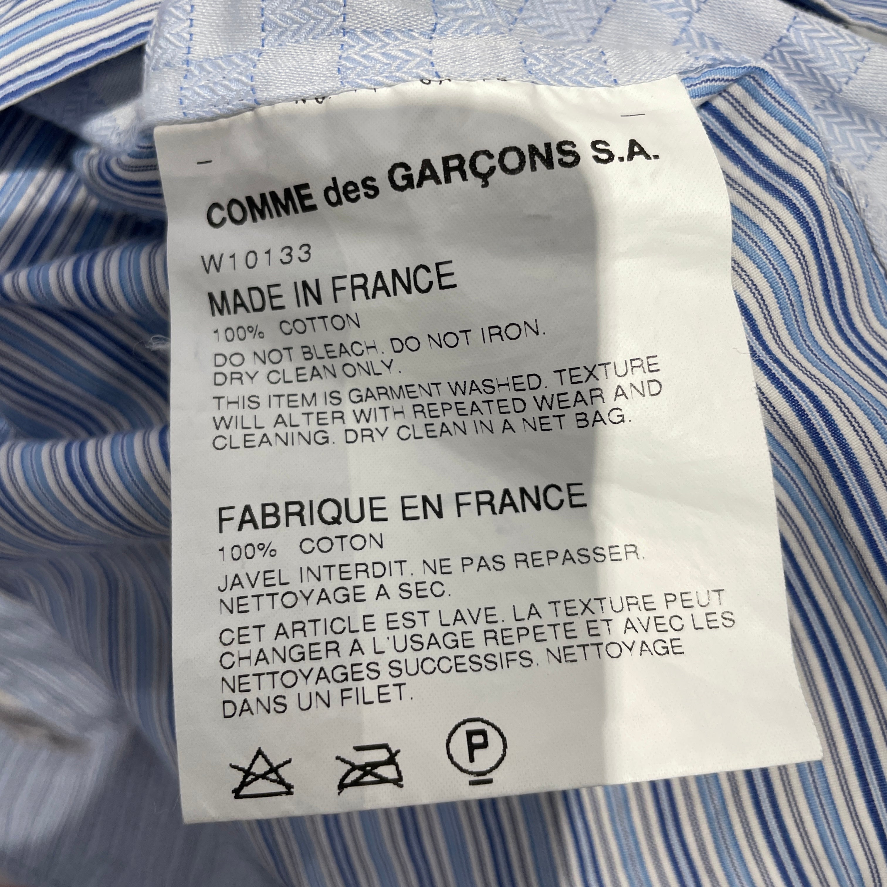 COMME des GARCONS SHIRT/LS Shirt/S/Multicolor/Cotton/All Over Print/W10133/W10133 view 4