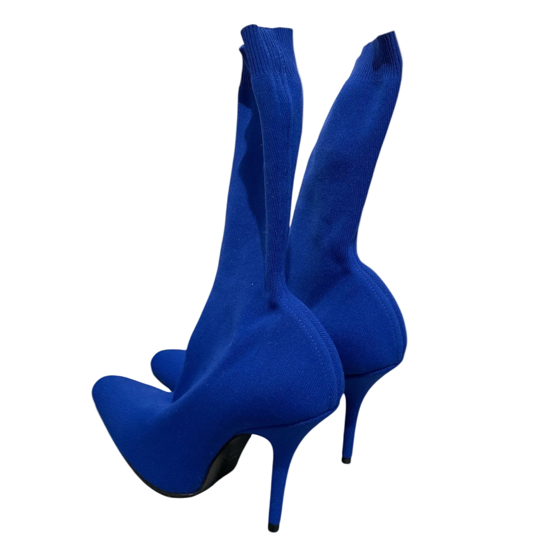 BALENCIAGA/Boots/EU 39/Cotton/BLU/SOCK BOOTS view 2
