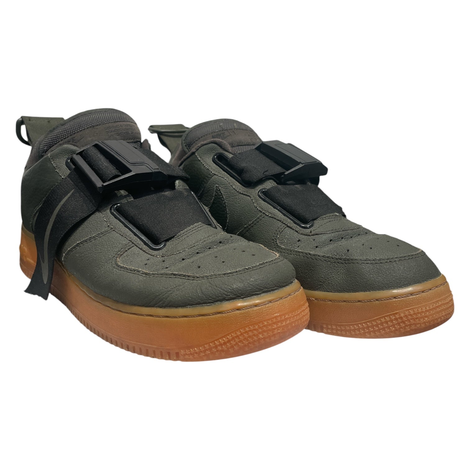 NIKE/Low-Sneakers/US 9.5/Cotton/GRN/AIR FORCE 1 UTILITY view 1