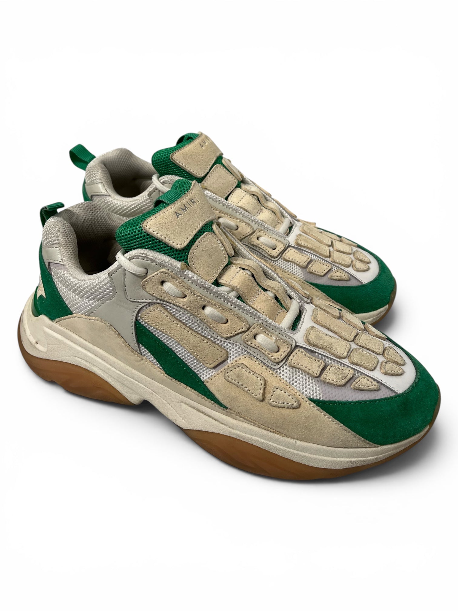 AMIRI/Low-Sneakers/EU 46/Suede/GRN/BONE RUNNERS view 1