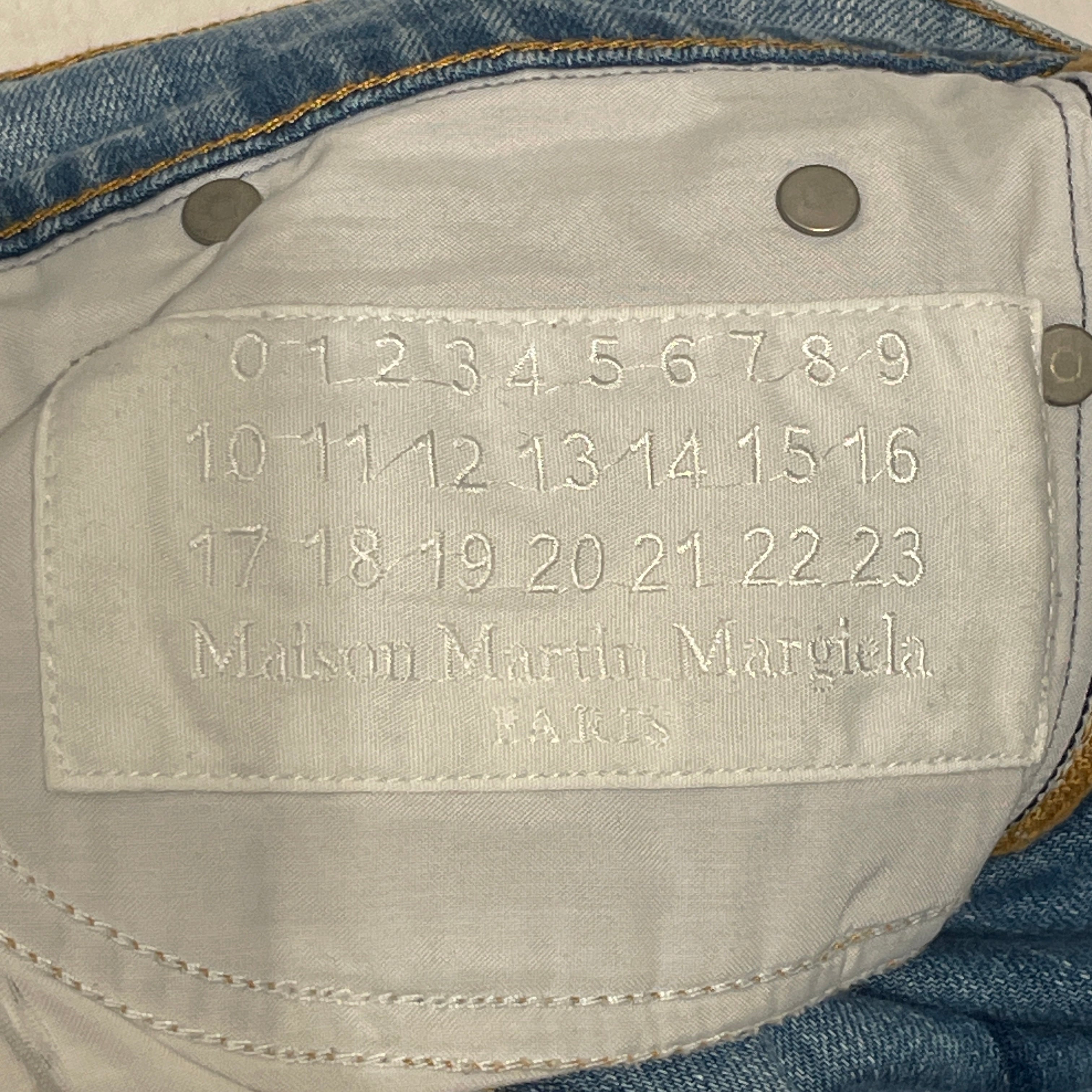 Maison Margiela/H&M/Straight Pants/30/Denim/BLU/ view 3