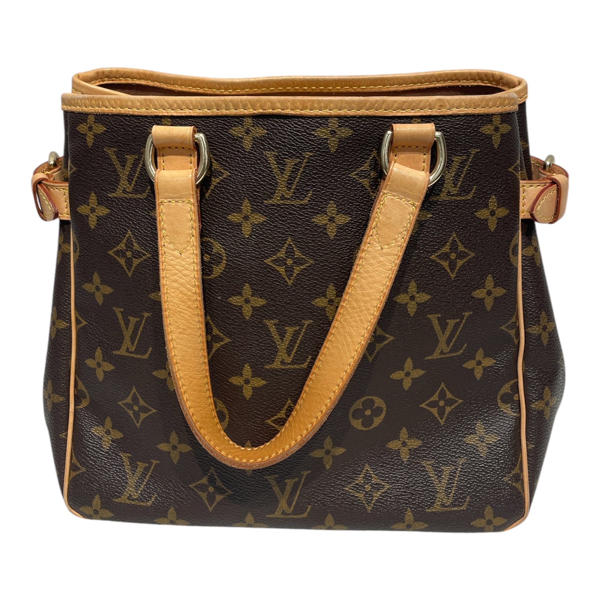 LOUIS VUITTON/Hand Bag/Monogram/Leather/BRW/BATIGNOLLES view 1