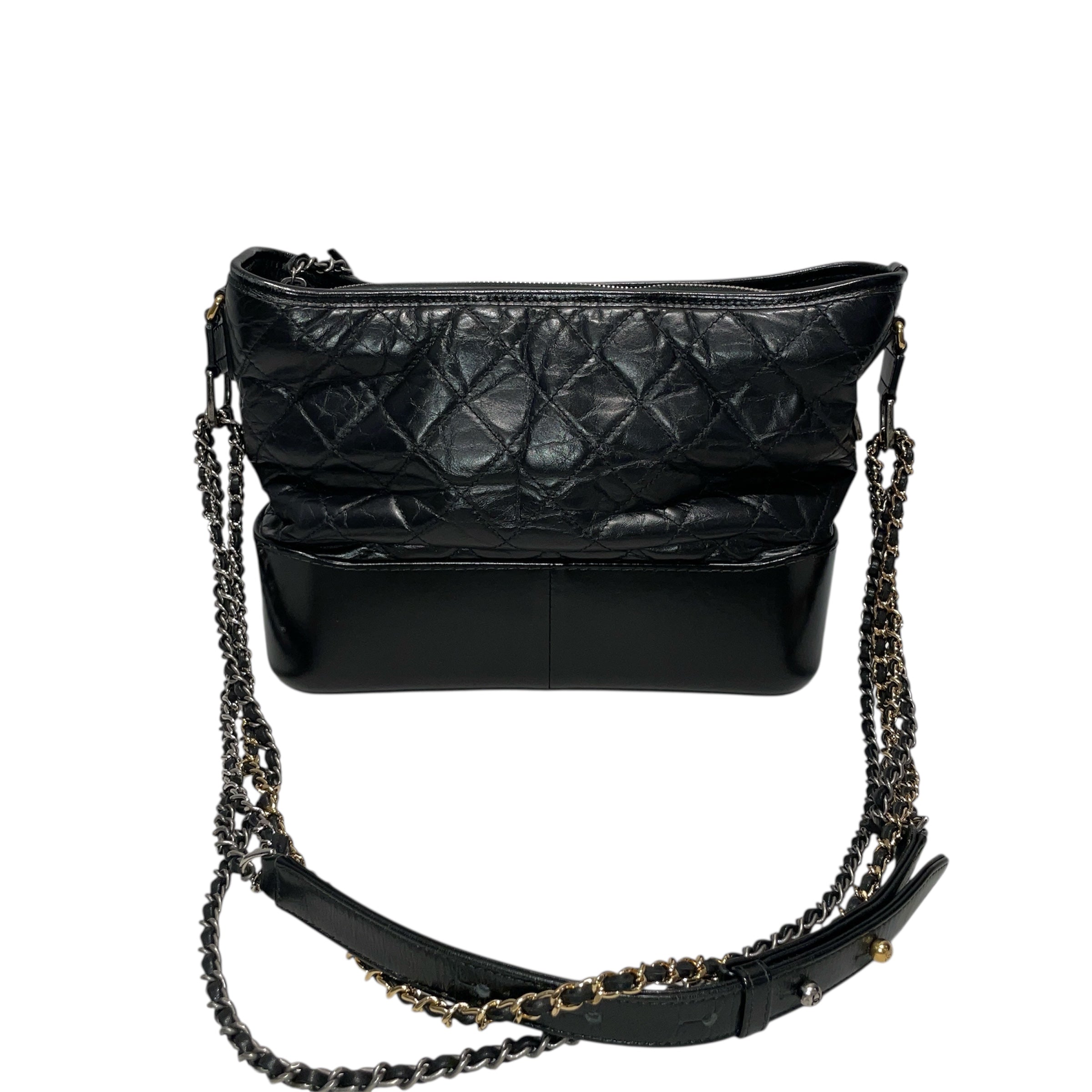 CHANEL/Bag/Leather/BLK/Chanel GAB BAG view 2