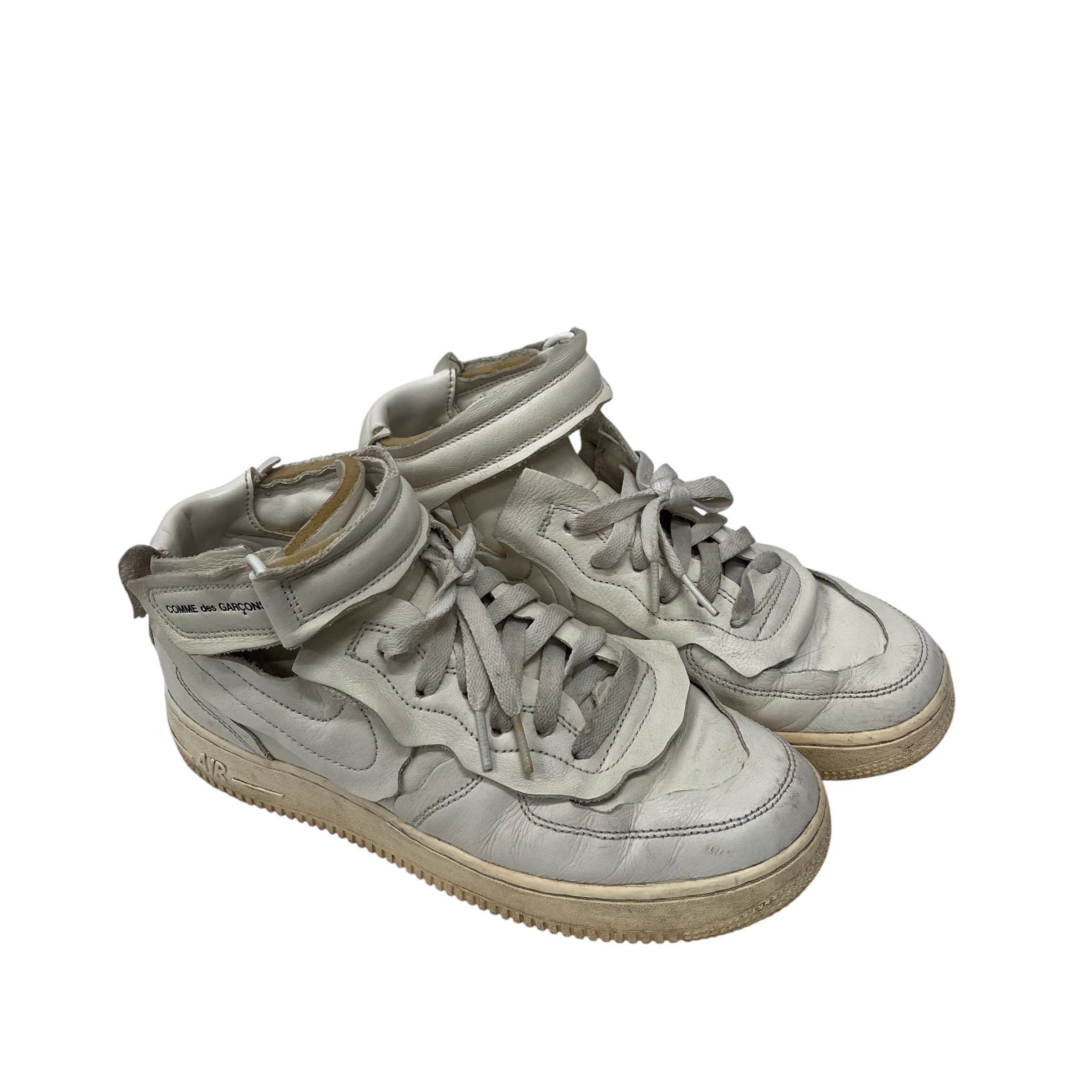 NIKE/AIR FORCE 1 /Hi-Sneakers/US 7.5/Leather/CRM/DC3601-100 view 1