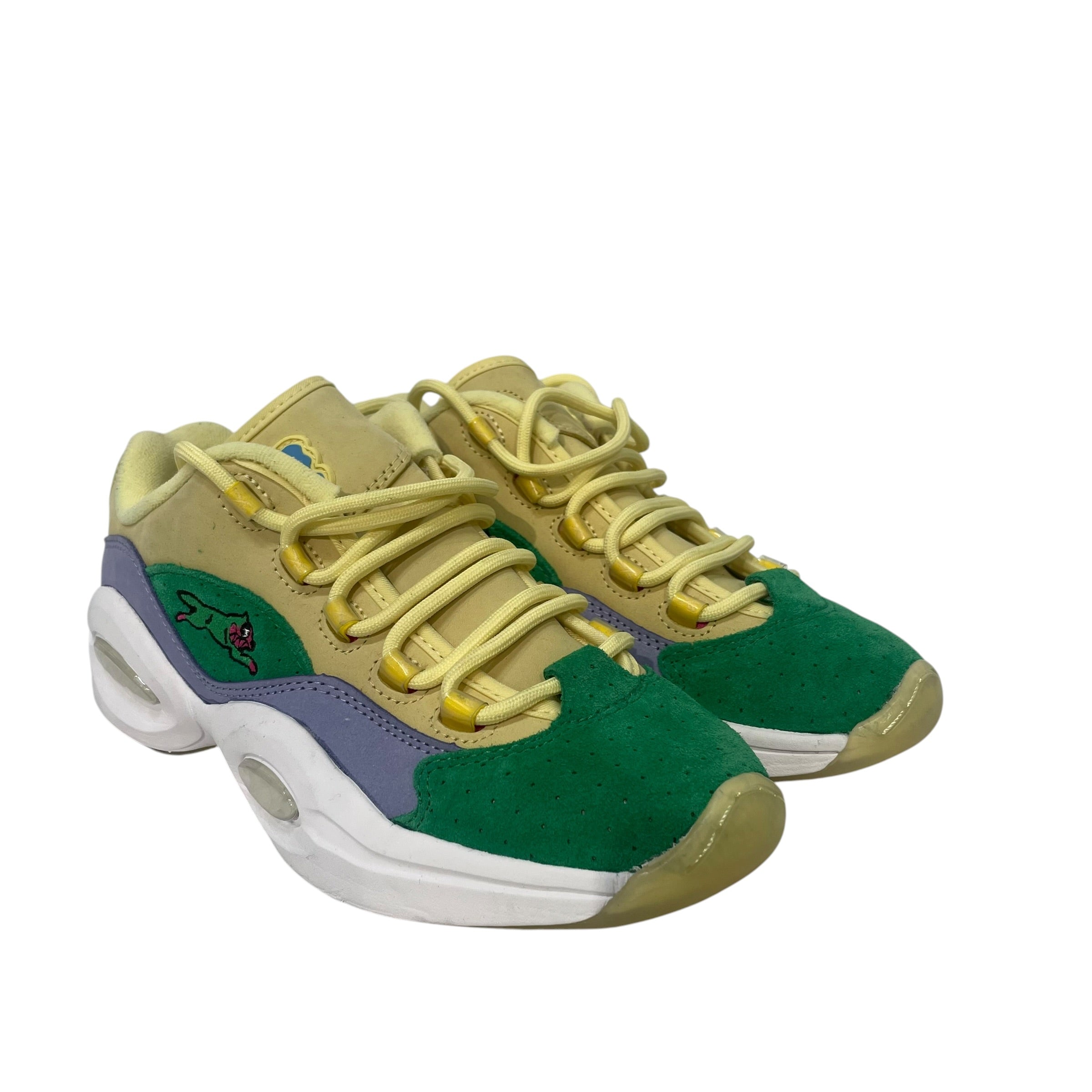 Reebok/ICE CREAM/Low-Sneakers/US 6/Border/Cotton/YEL/ view 1