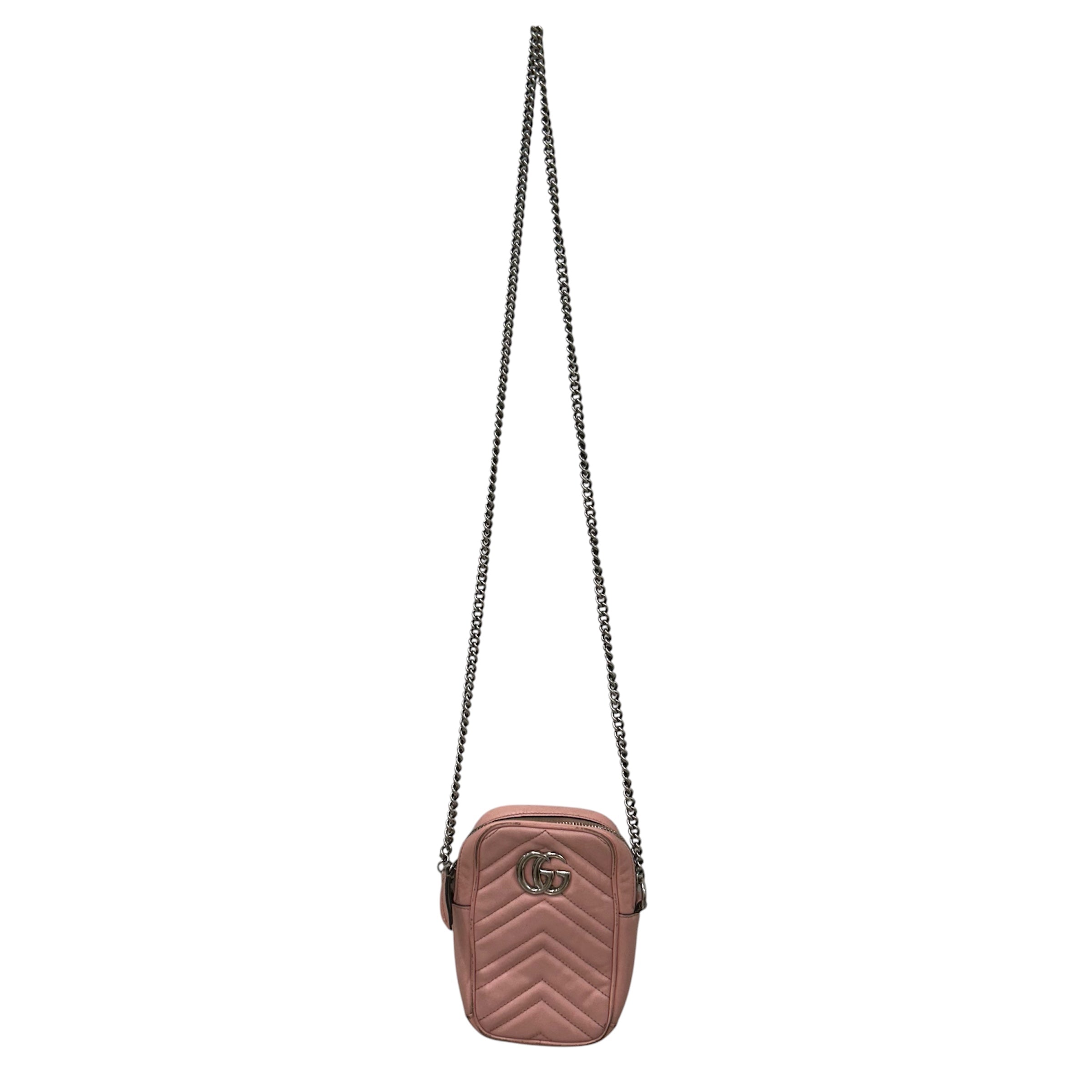 GUCCI/Bag/Leather/PNK/Marmont Quilted view 1
