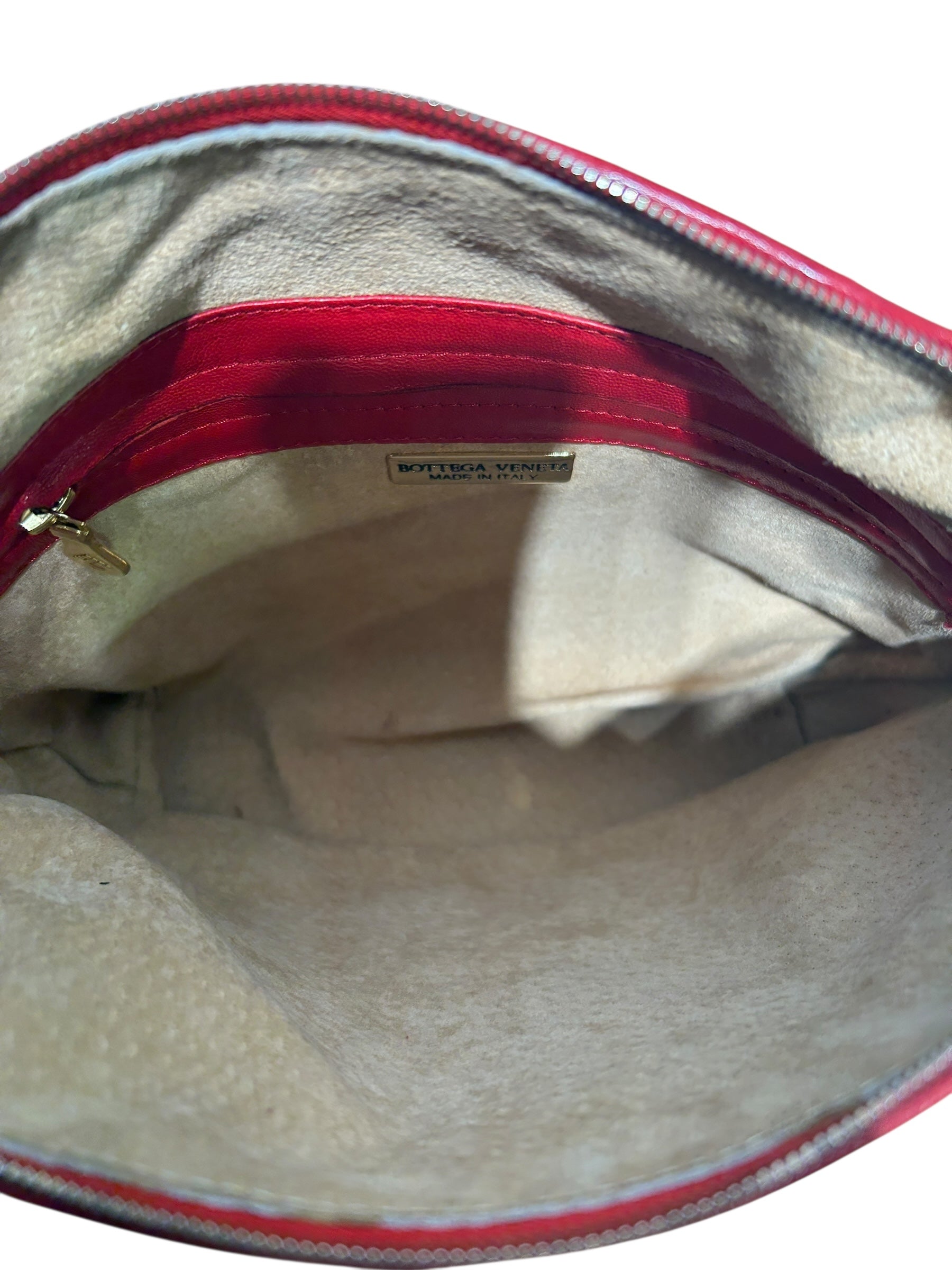 BOTTEGA VENETA/Bag/Leather/RED/WOVEN RED CROSSBODY view 8