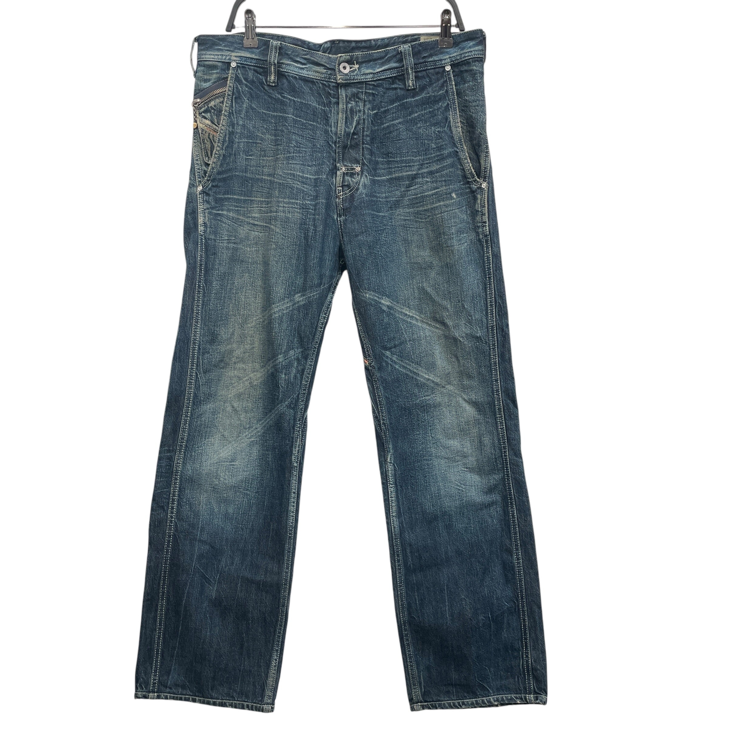 DIESEL/Straight Pants/33/Cotton/IDG/'PHEYO' FADED DENIM view 1