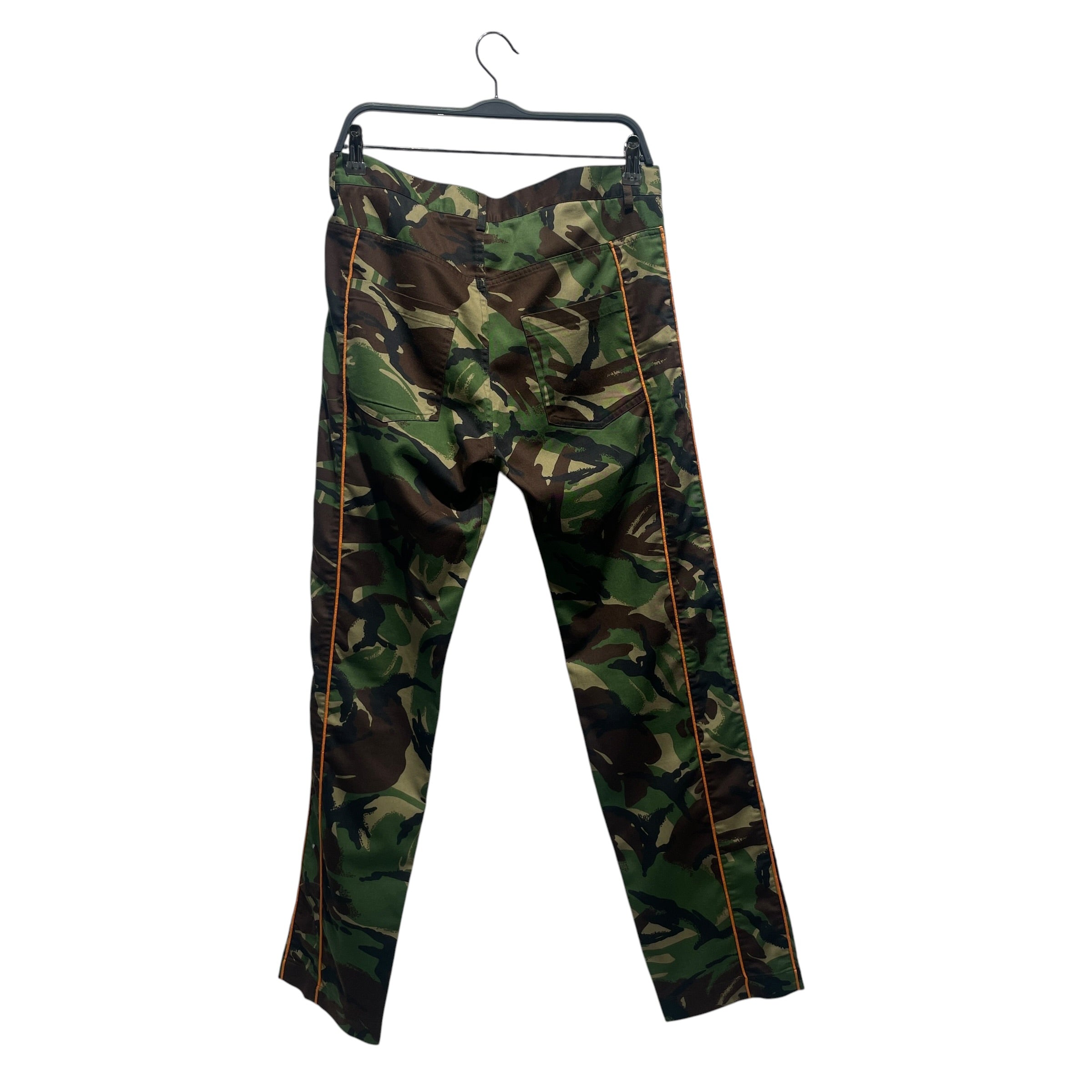MARTINE ROSE/Straight Pants/32/Cotton/GRN/Camouflage/ view 2