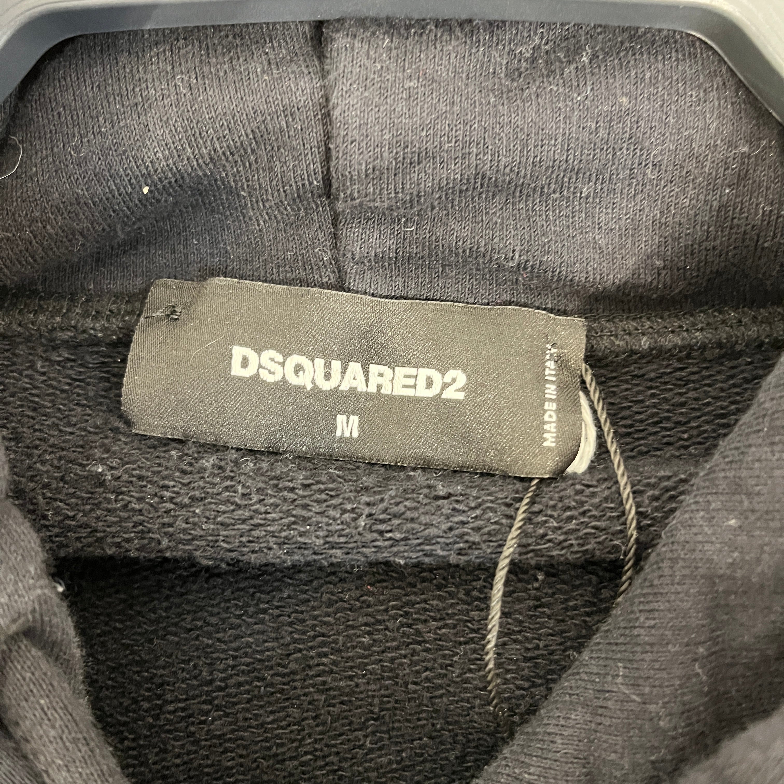 DSQUARED2/Hoodie/M/Graphic/Cotton/BLK/bob marley view 3