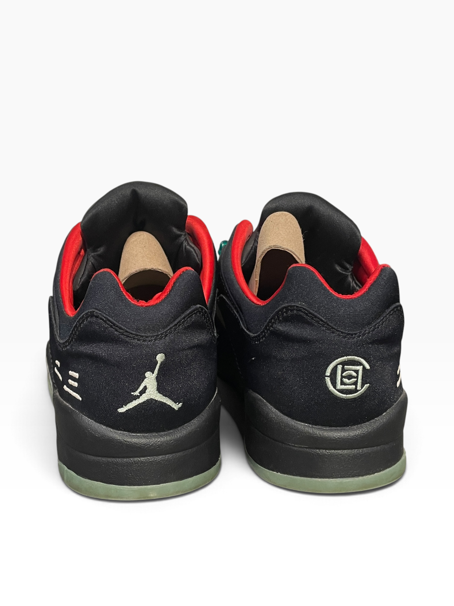 NIKE/AIR JORDAN 5 RETRO LOW SP/Low-Sneakers/US 12/Nylon/BLK/DM4640-036 view 3
