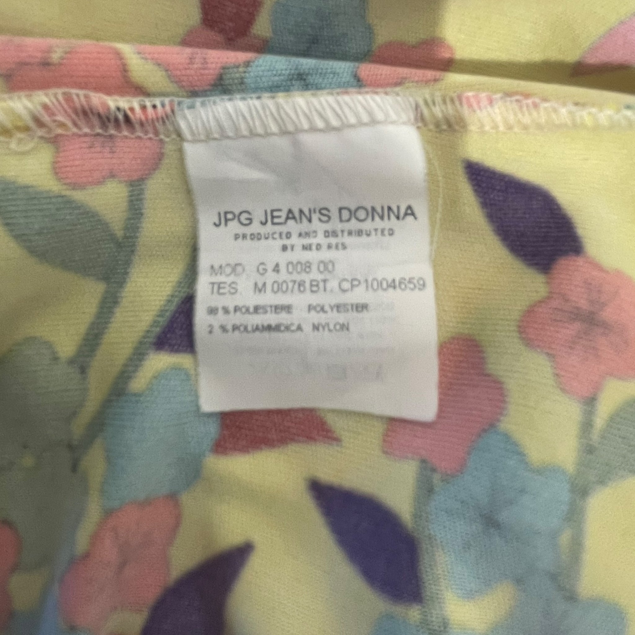 JPG JEAN'S/LS Shirt/L/Floral Pattern/Polyester/YEL/ view 4