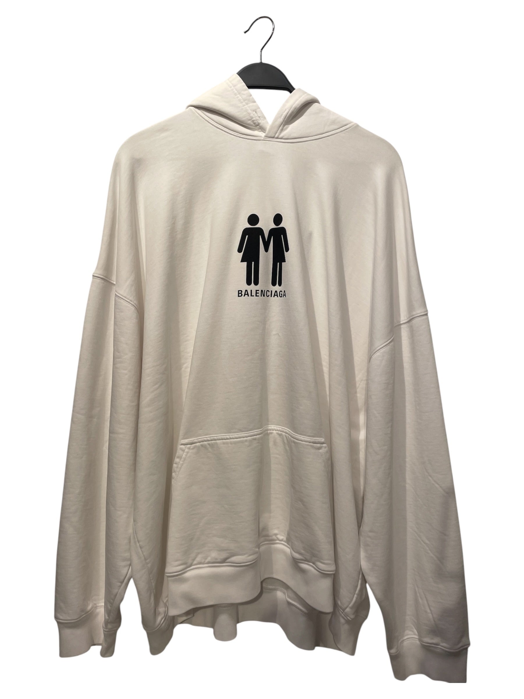 BALENCIAGA/Hoodie/L/Cotton/WHT/2022 BOY/GIRL PRIDE view 1