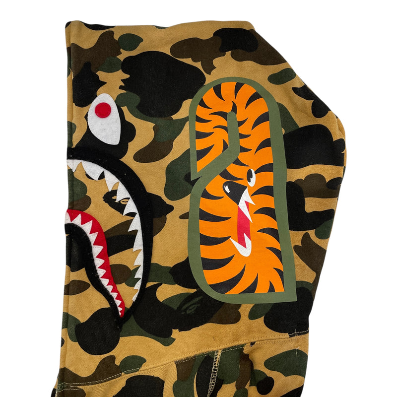 A BATHING APE/Zip Up Hoodie/L/Cotton/MLT/1st camo shark