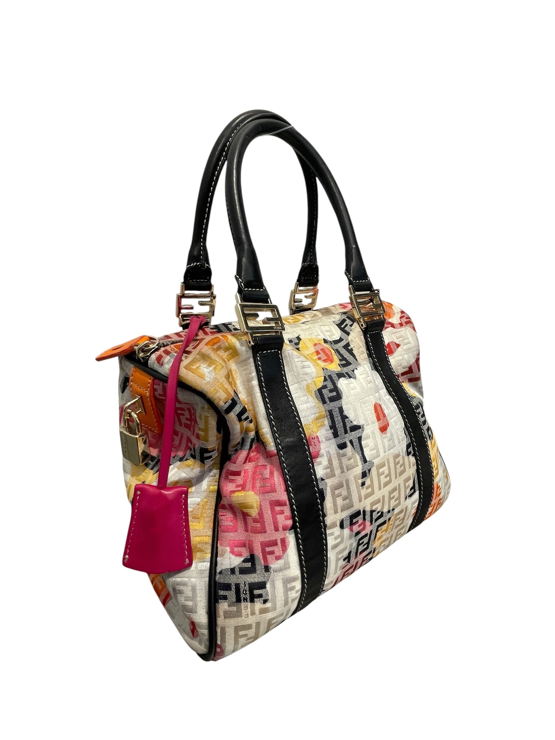 FENDI/Hand Bag/Monogram/Cotton/MLT/fendi multicolor hand bag view 6
