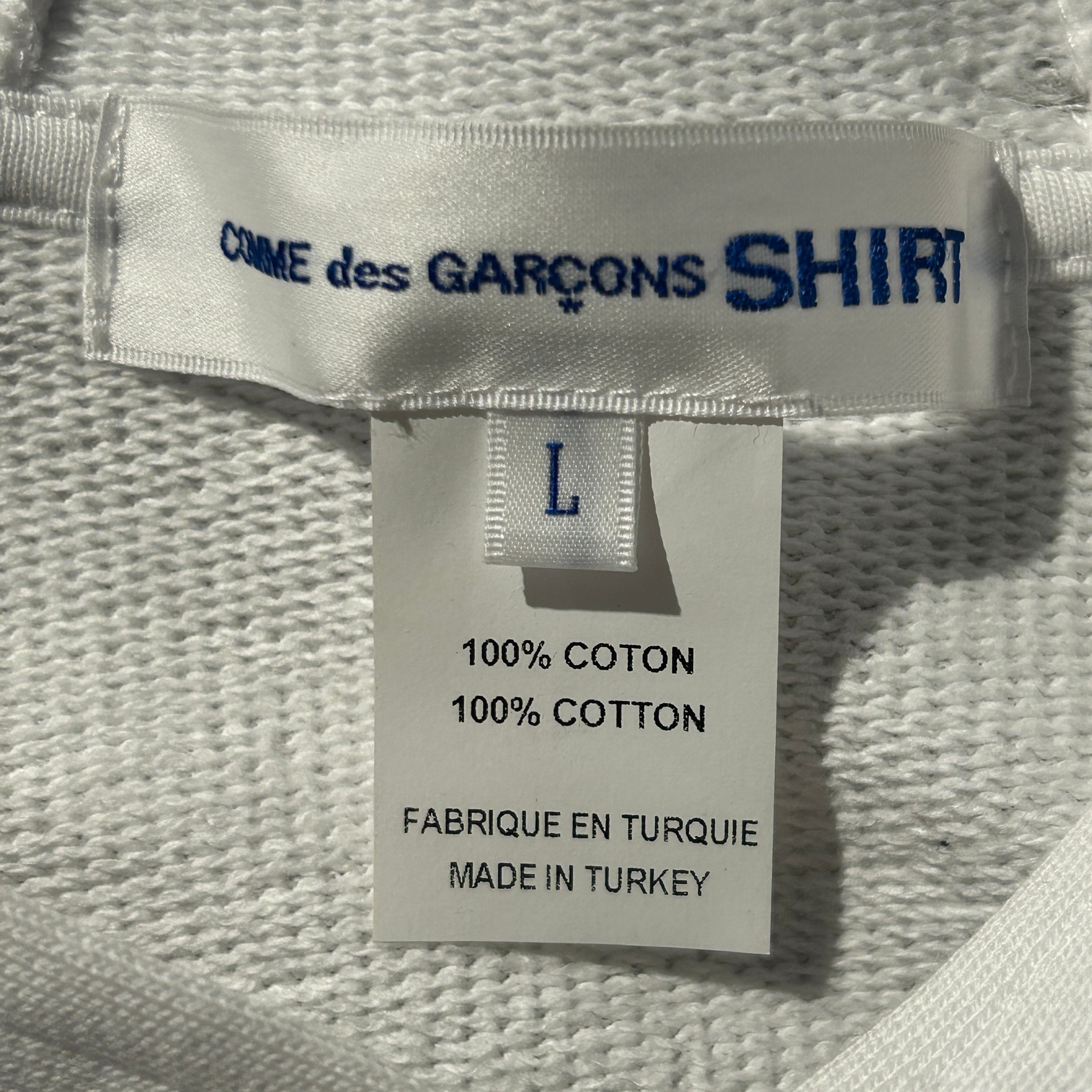 COMME des GARCONS SHIRT/Hoodie/L/Cotton/WHT/PIXEL ART GRAPHIC – 2nd ...