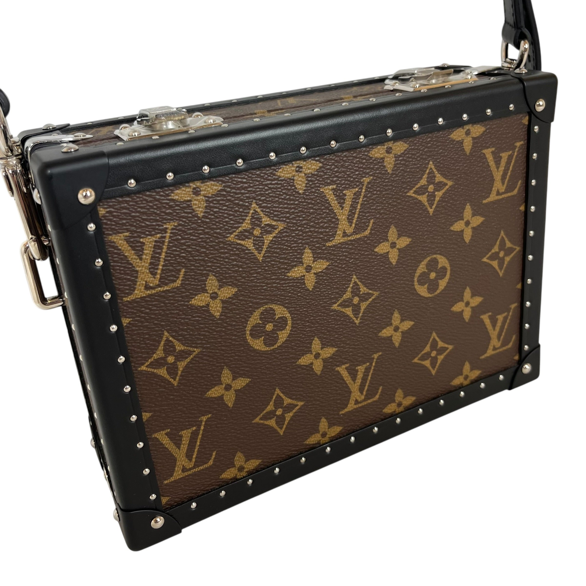 LOUIS VUITTON/Bag/Monogram/Leather/BRW/Clutch Box Bag view 6