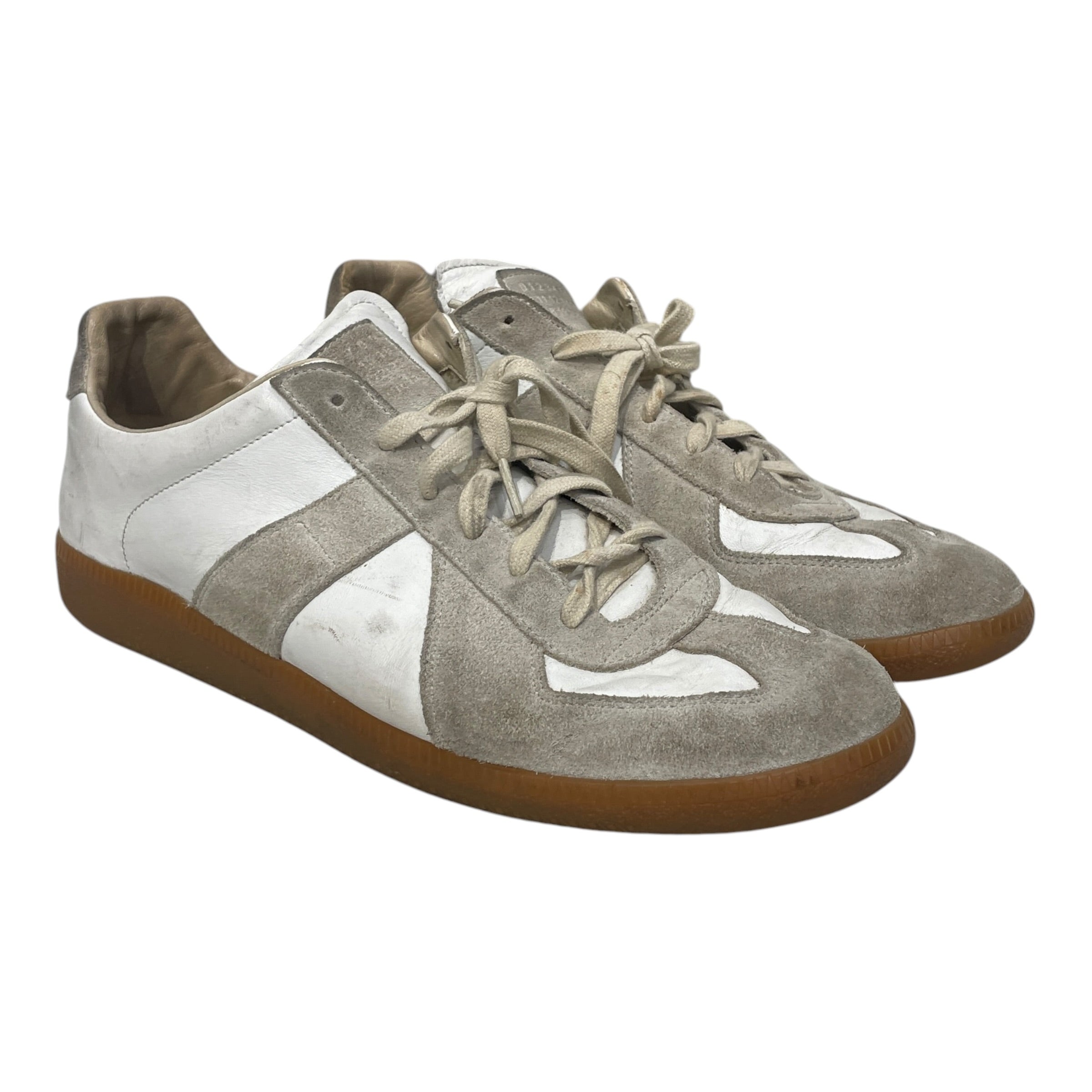 Maison Margiela/Low-Sneakers/EU 44/Leather/CRM/replica view 1