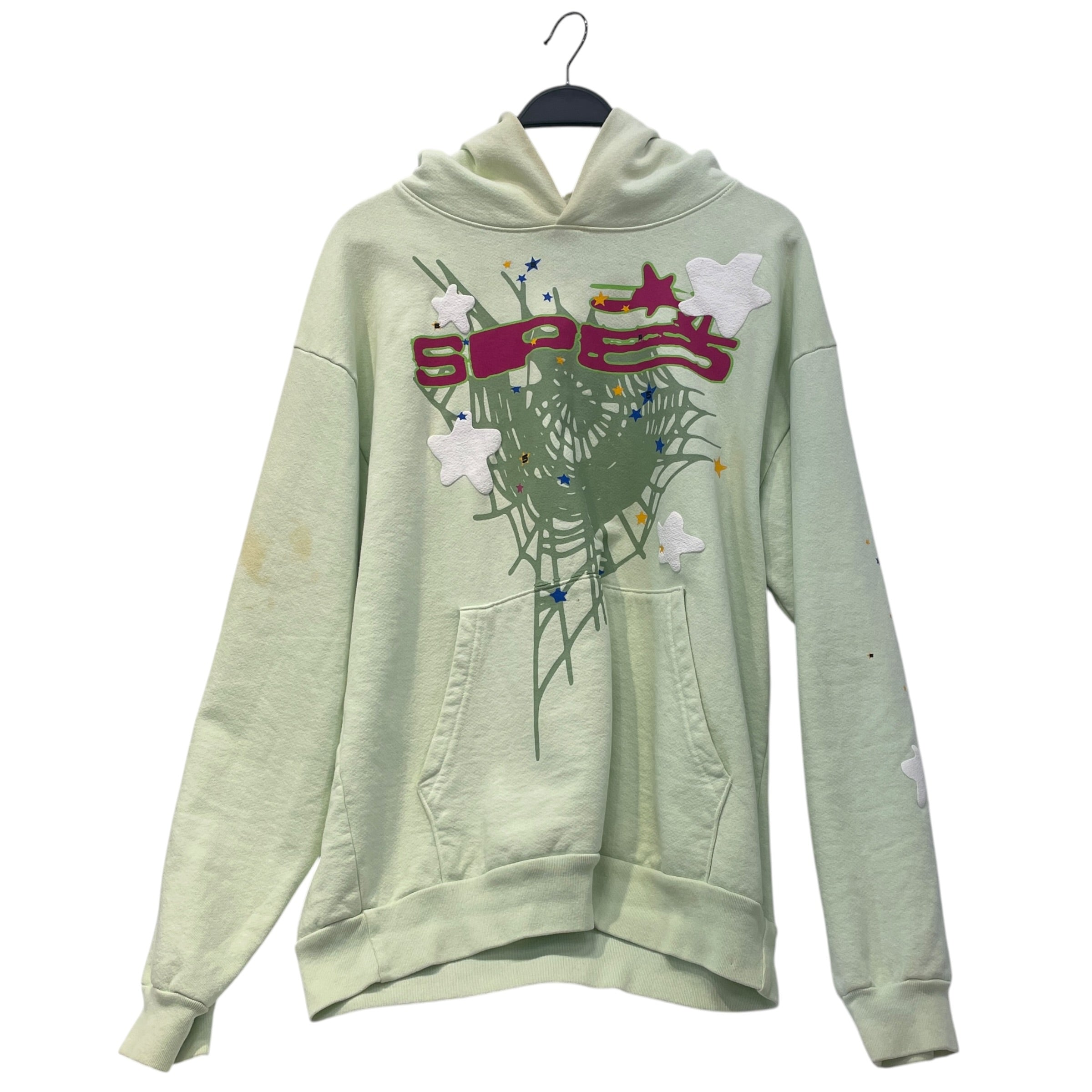 Sp5der/Hoodie/L/Cotton/GRN/ view 1