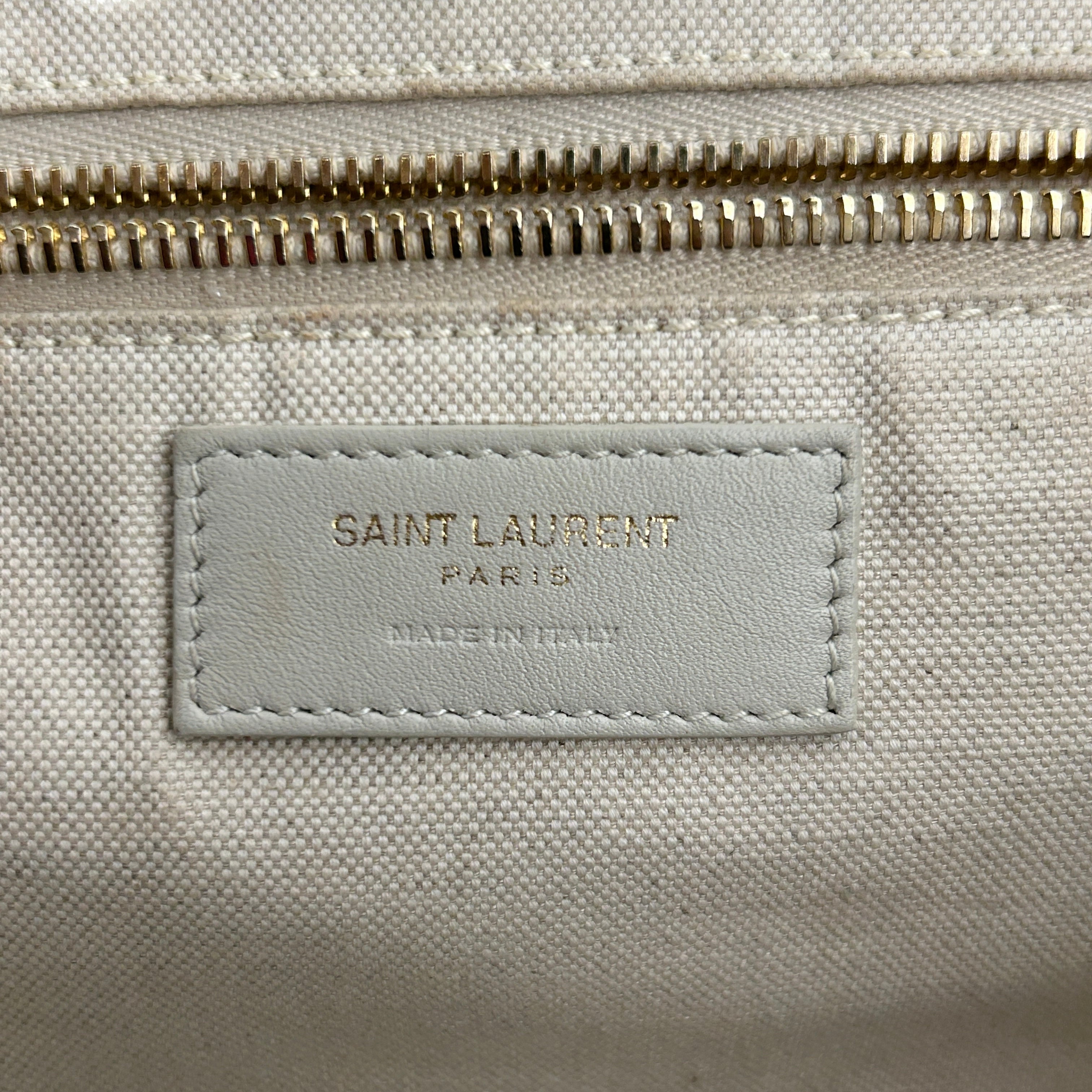 SAINT LAURENT/Tote Bag/Cotton/GRN/Rive Gauche Tote Bag view 5