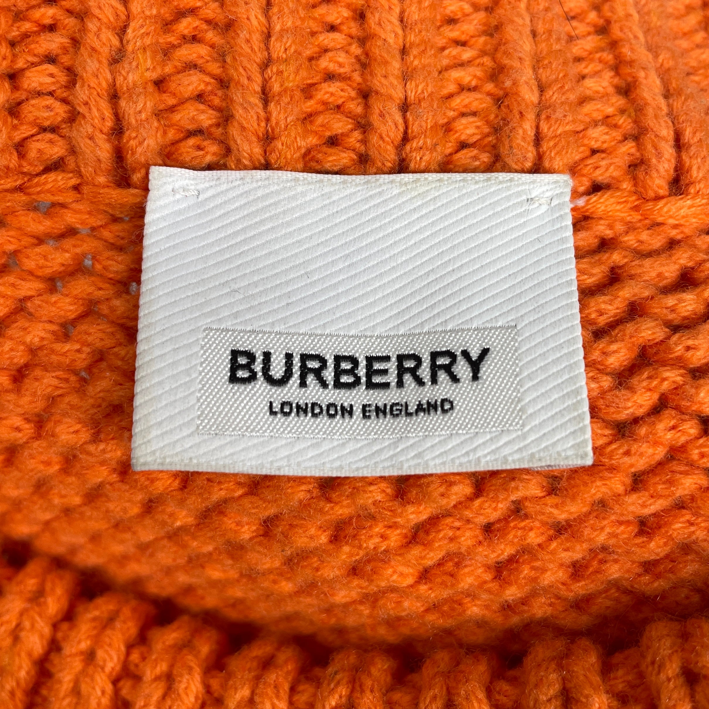 BURBERRY LONDON/Heavy Sweater/L/Cotton/ORN/BITCOIN\KNITTED view 3