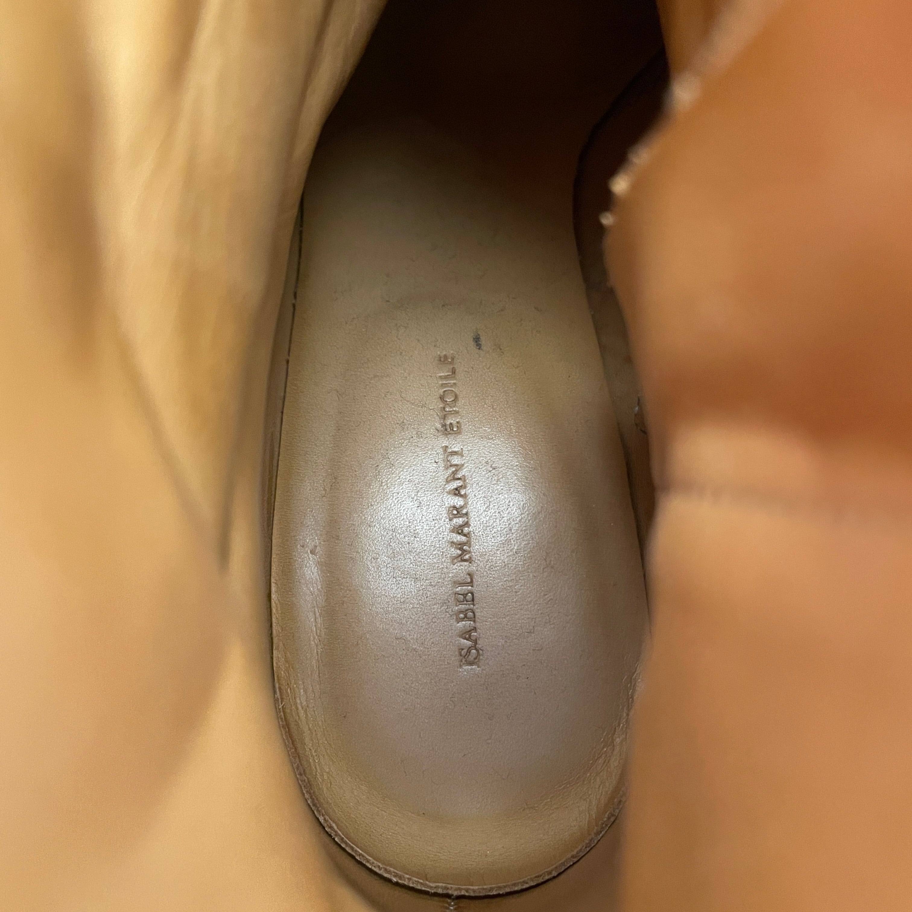 ISABEL MARANT ETOILE/Boots/EU 37/Suede/KHK/HEELED BOOT view 3