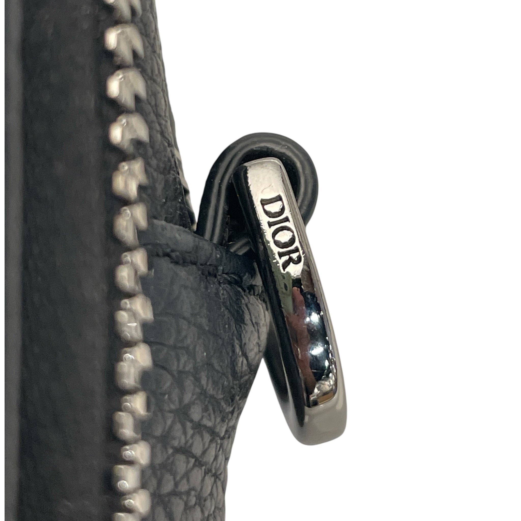 Christian Dior/Cross Body Bag/Leather/BLK/2 way clutch view 6