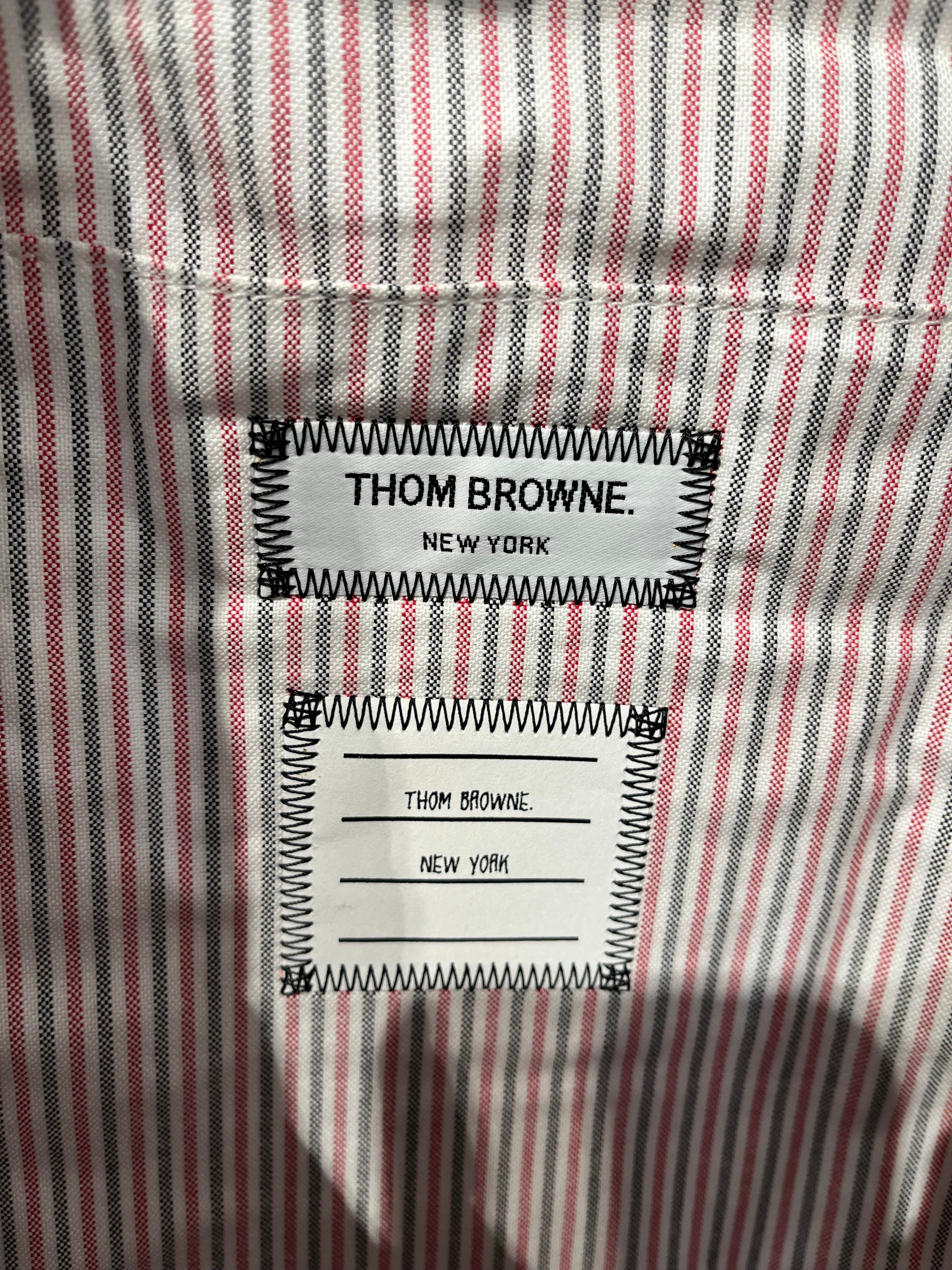 THOM BROWNE. NEW YORK/Backpack/Stripe/Cotton/GRN/SAMPLE BAG view 6