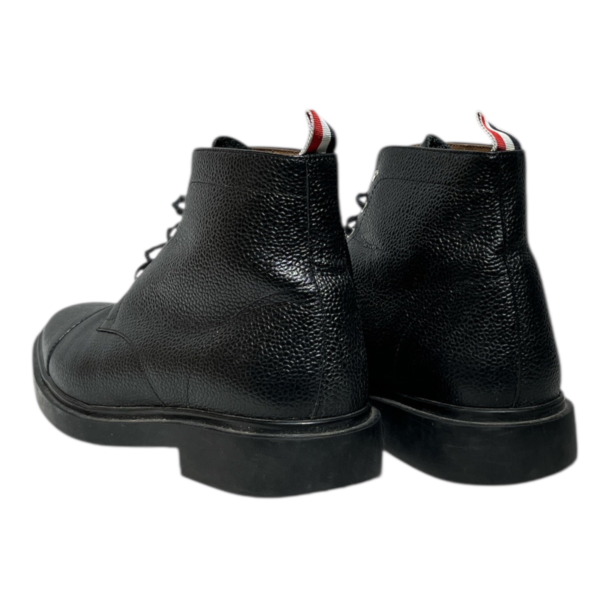 THOM BROWNE. NEW YORK/Chukka Boots/US 8/Leather/BLK/ view 2