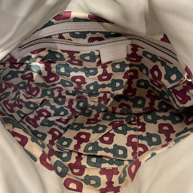 GUCCI/Bag/Monogram/Leather/CRM/Hysteria Hobo