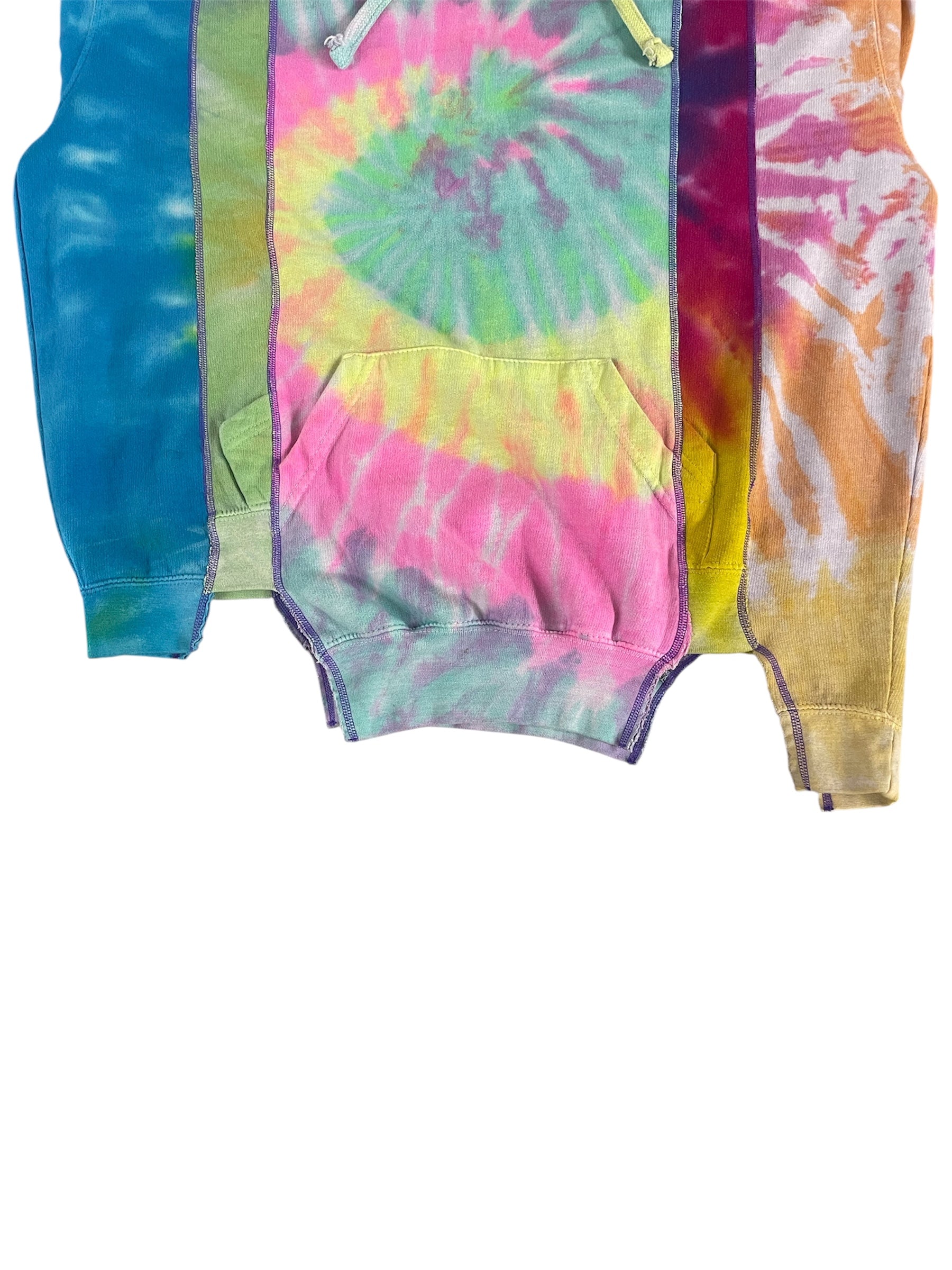 Needles/Hoodie/XL/All Over Print/Cotton/MLT/Pullover/TIE-DYE REBUILD HOODIE - IN250 view 3