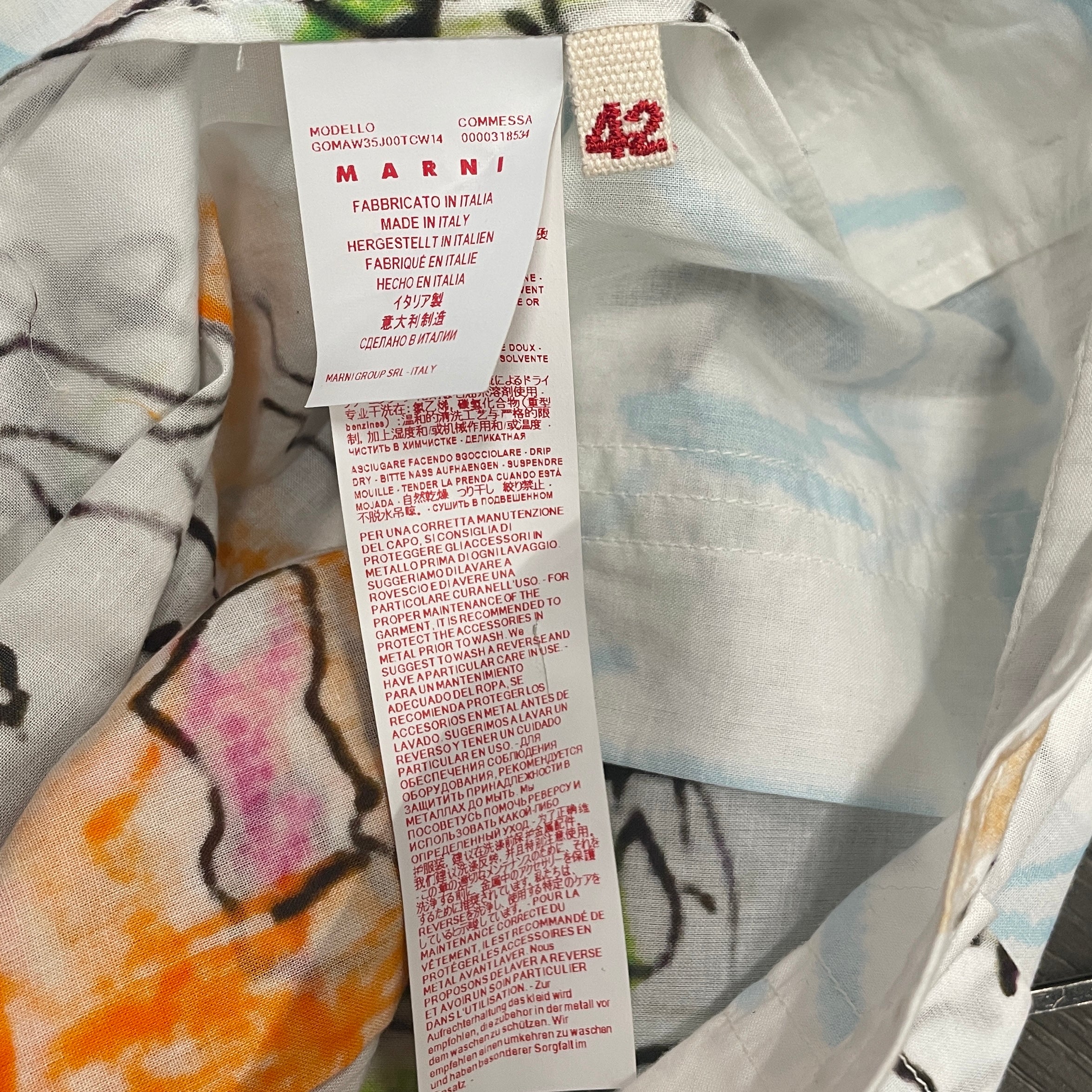 MARNI/Skirt/42/All Over Print/Cotton/MLT/DOODLE SKIRT view 4