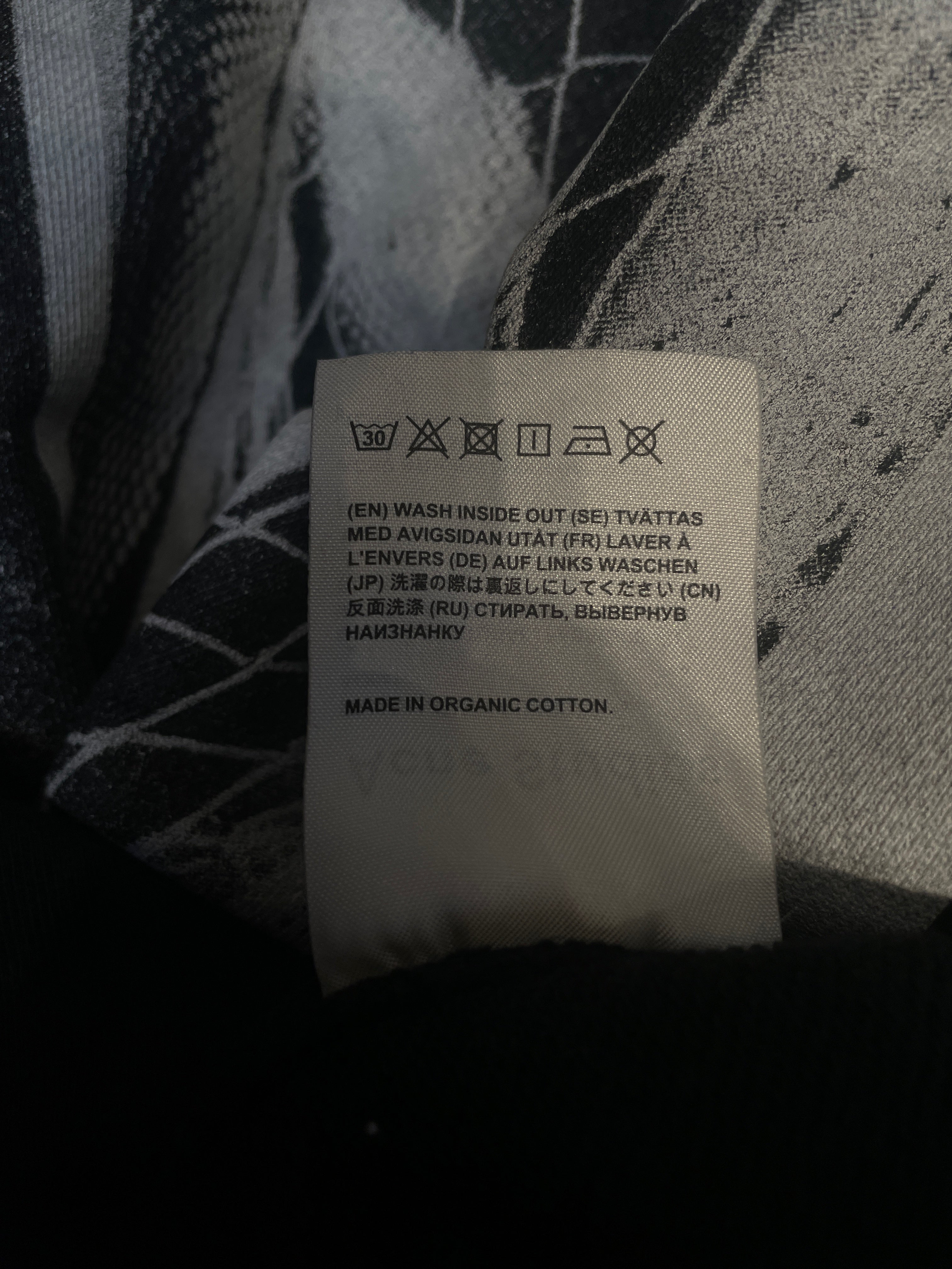 Acne Studios/Sweatshirt/L/Graphic/Cotton/BLK/acne tudios propganda crew view 4