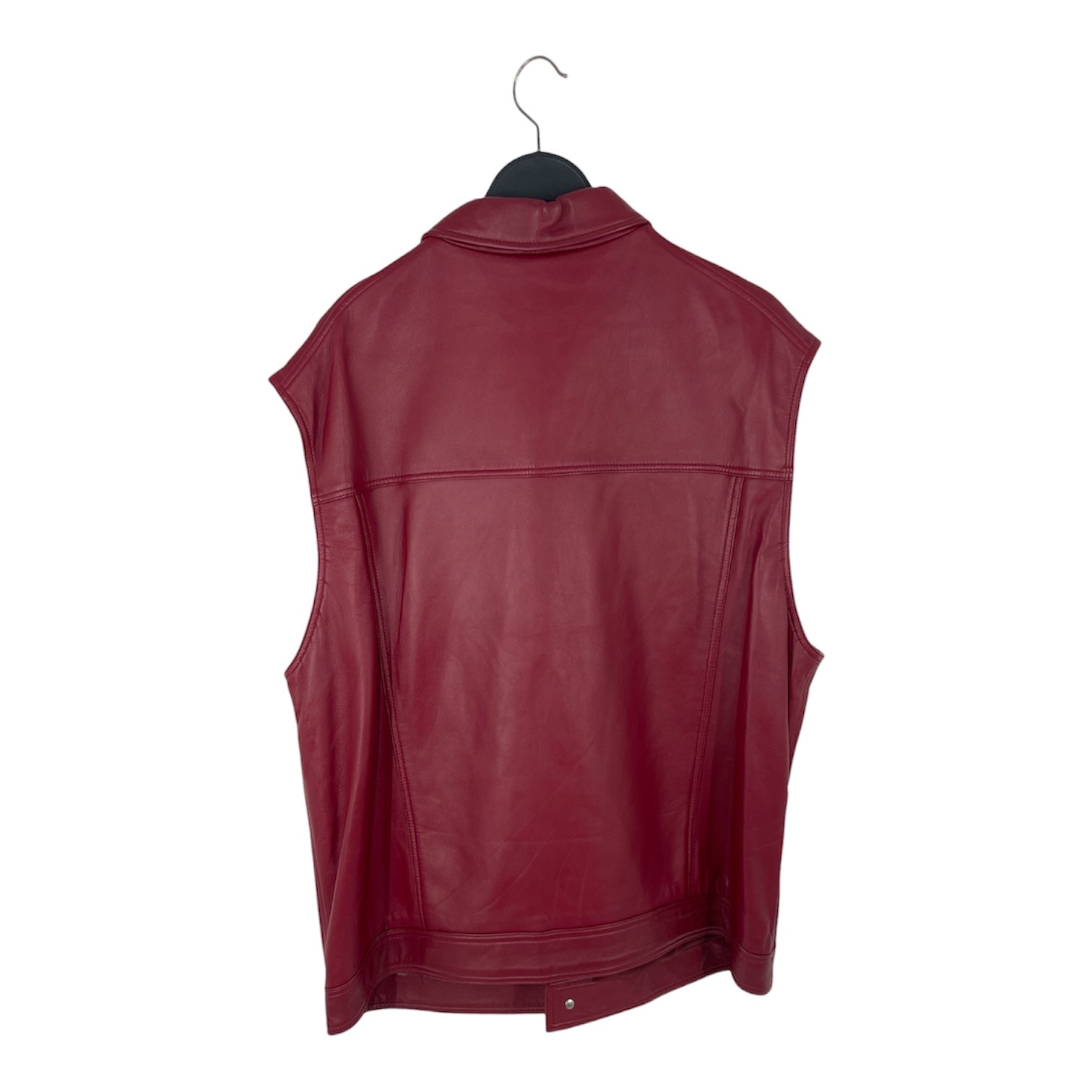 DET BLEV SENT /Vest/L/Leather/BRD/LEATHER VEST view 2