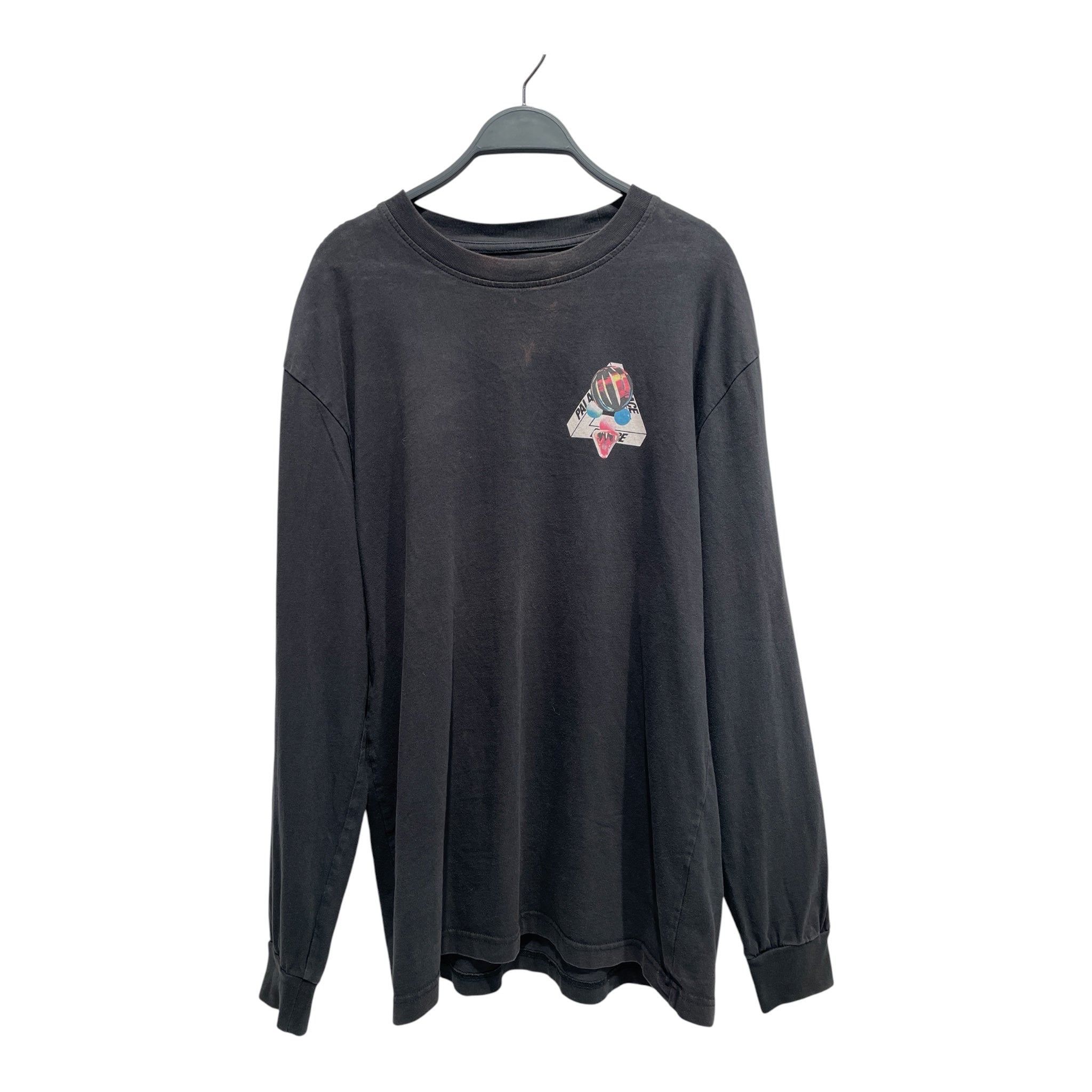 PALACE/3|4 T-Shirt/L/Cotton/BLK/SANS FERG LS view 1