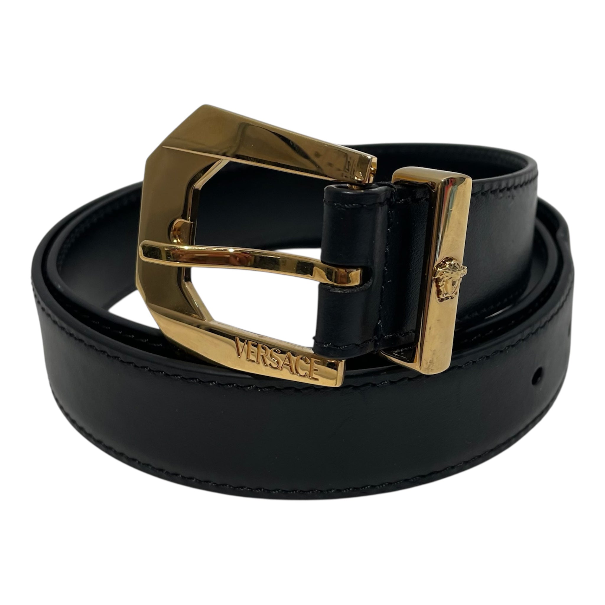 VERSACE/Belt/Leather/BLK/Medusa Heritage Belt view 1