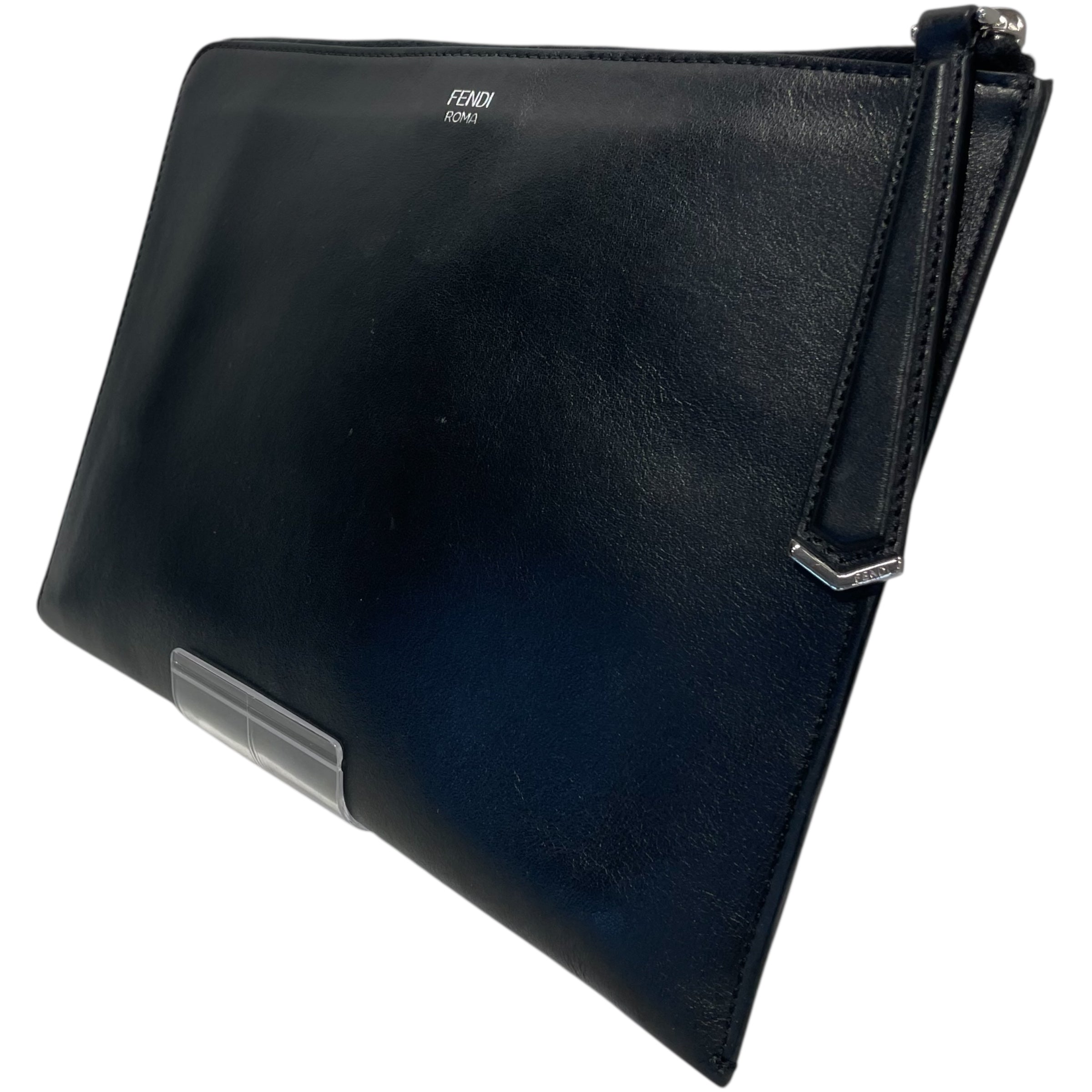 FENDI/Clutch Bag/Leather/BLK/FENDI HYPNOTEYES MONSTER BAG view 2