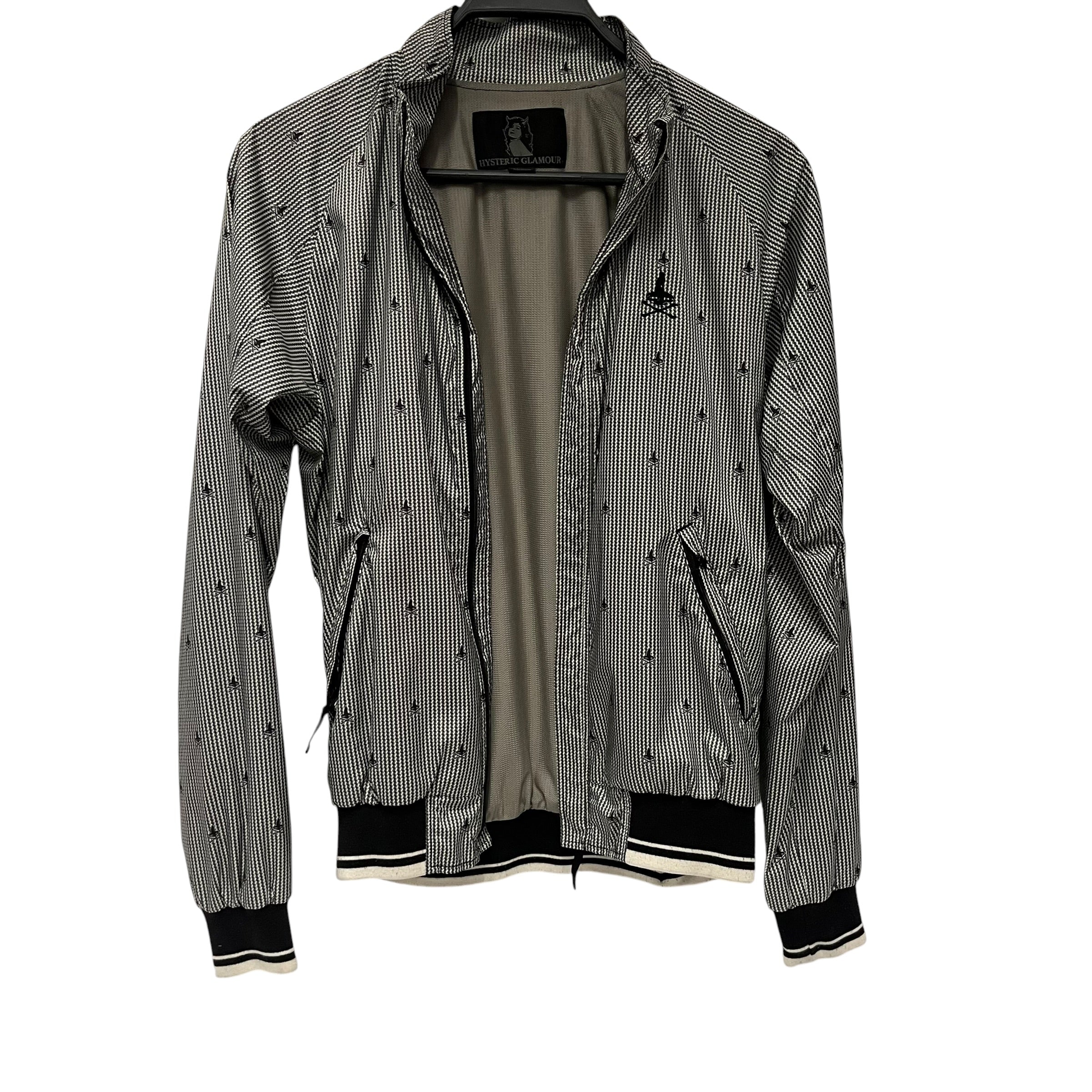HYSTERIC GLAMOUR/Jacket/M/All Over Print/Polyester/BLK/ view 3